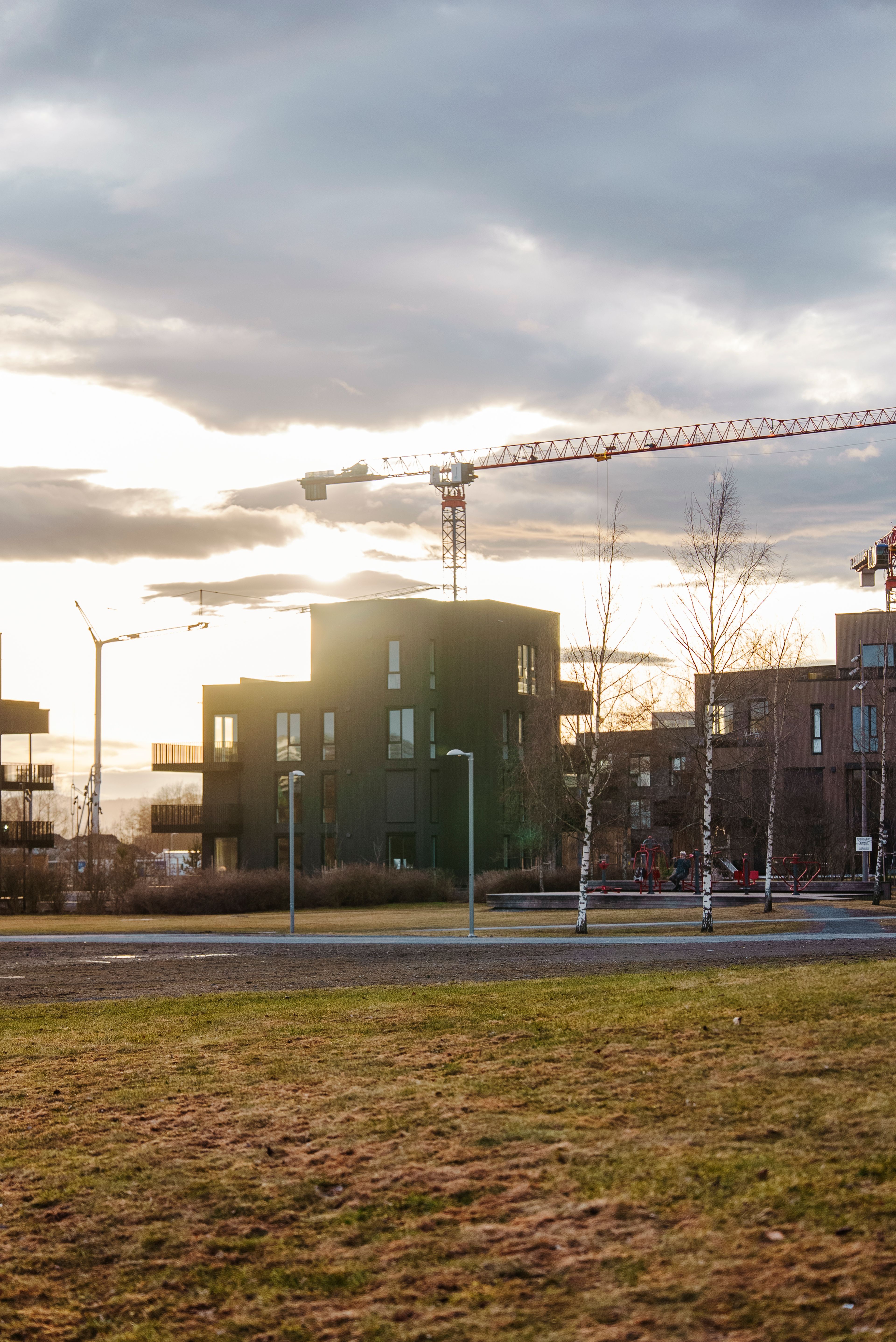 Bilde av nybygg i Storøykilen på Fornebu.