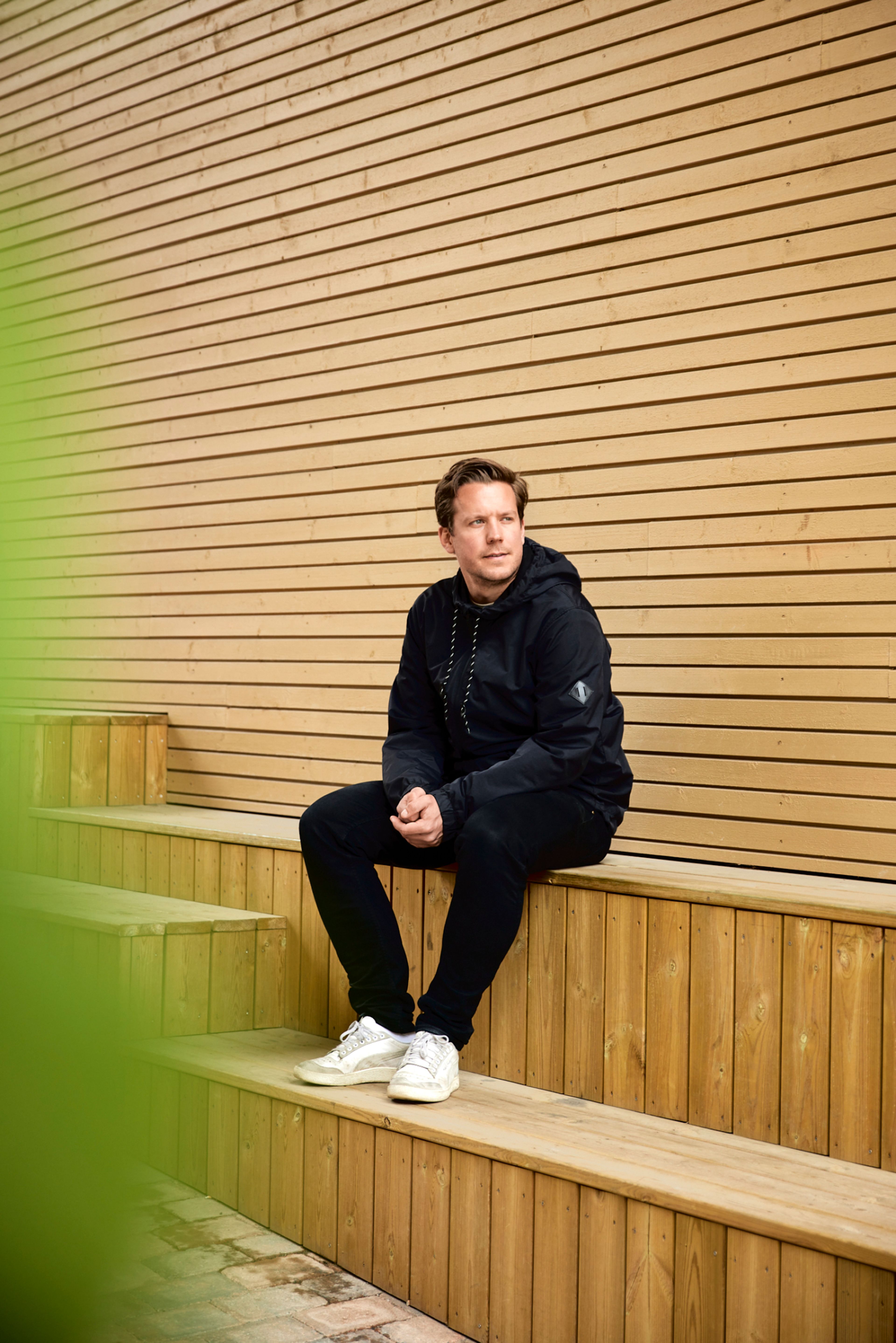 Portrett av Andreas Førsund utendørs på Ulven.