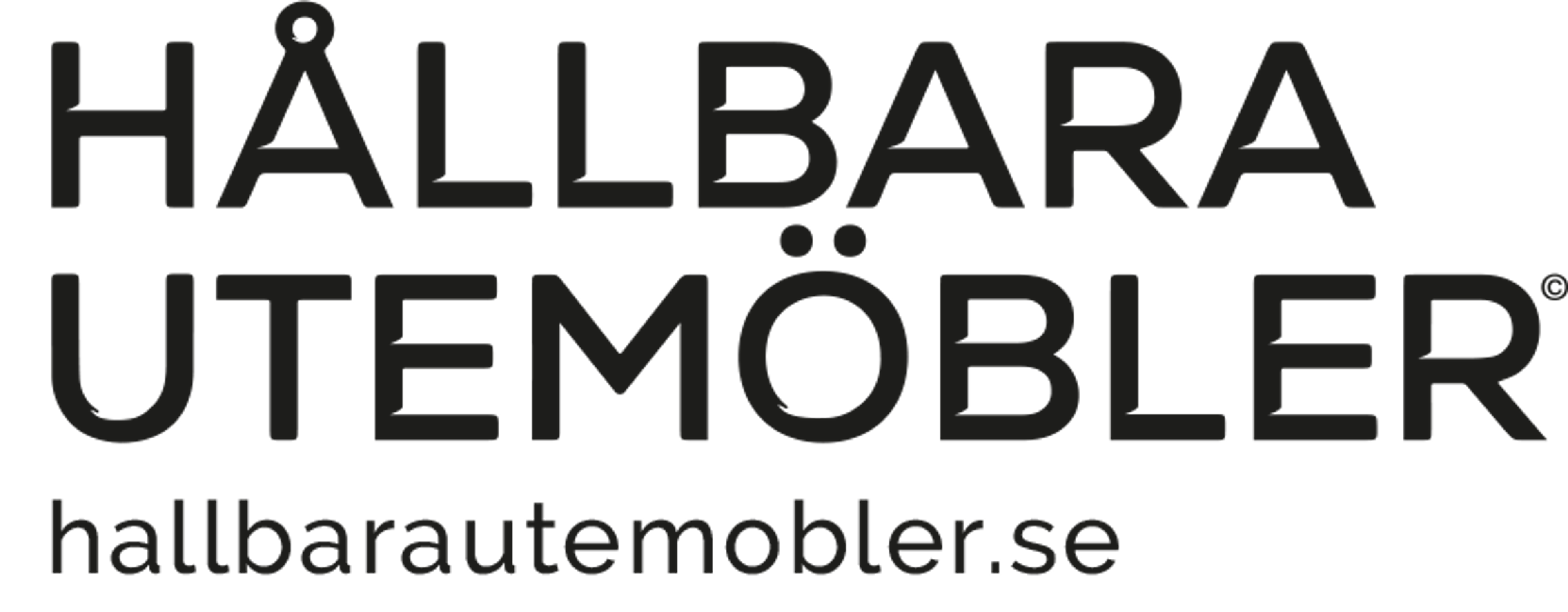 Hållbara utemöbler  logo