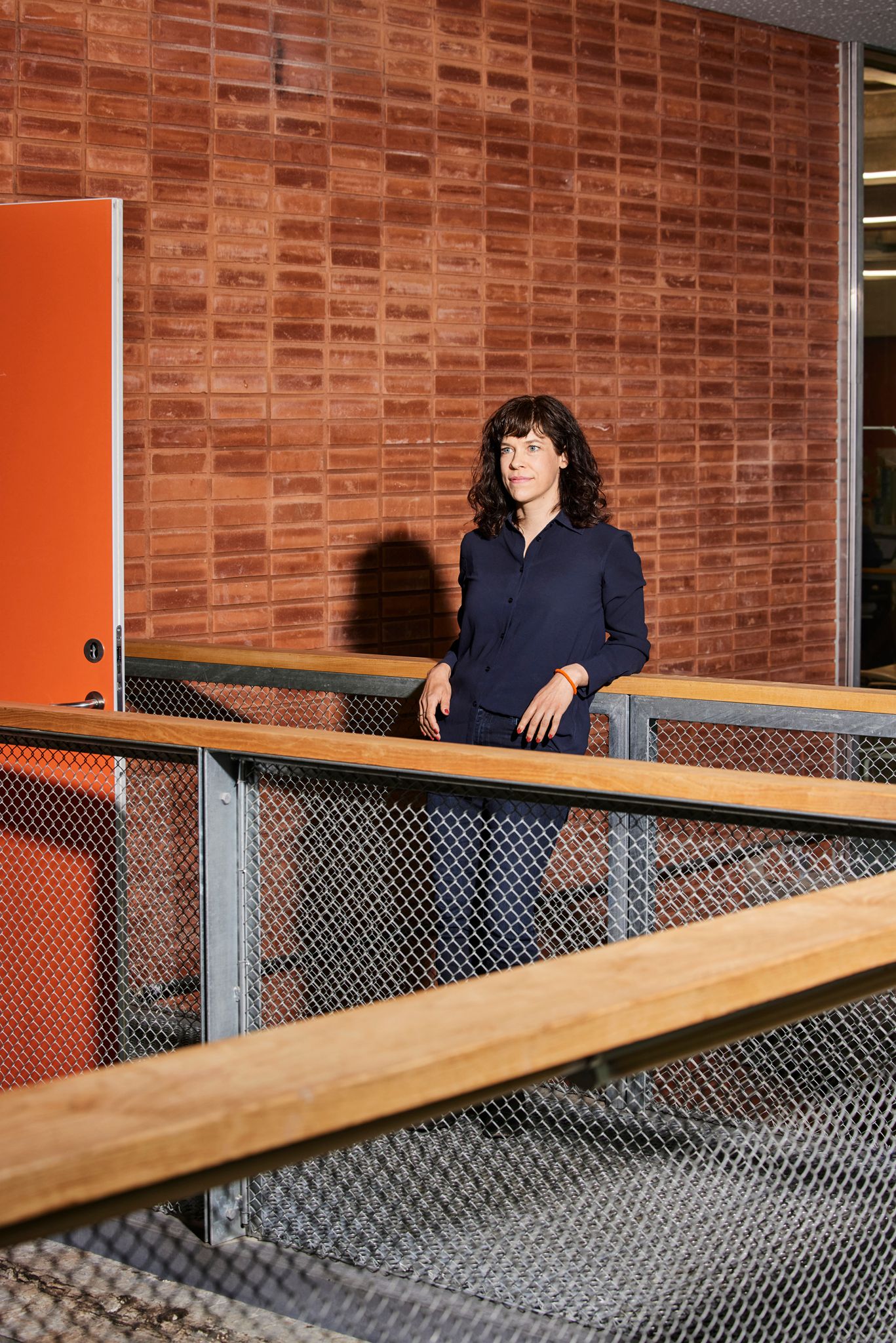 Portrett av Ute Christina Groba inne på AHO.