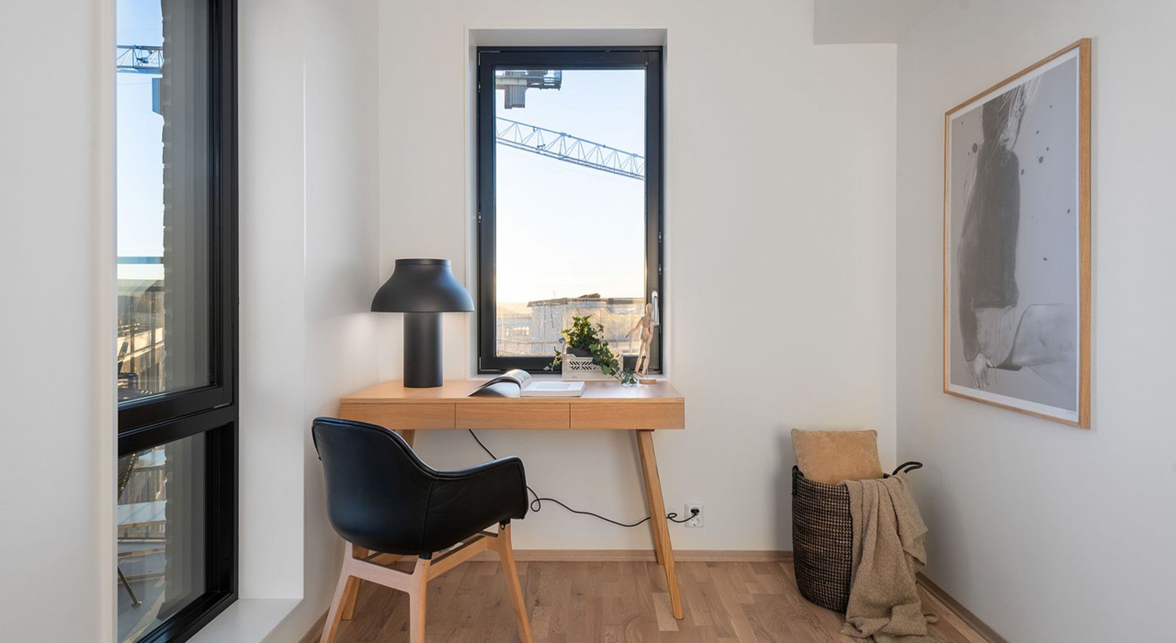 Arbeidsrom i leilighet på Ulven T.