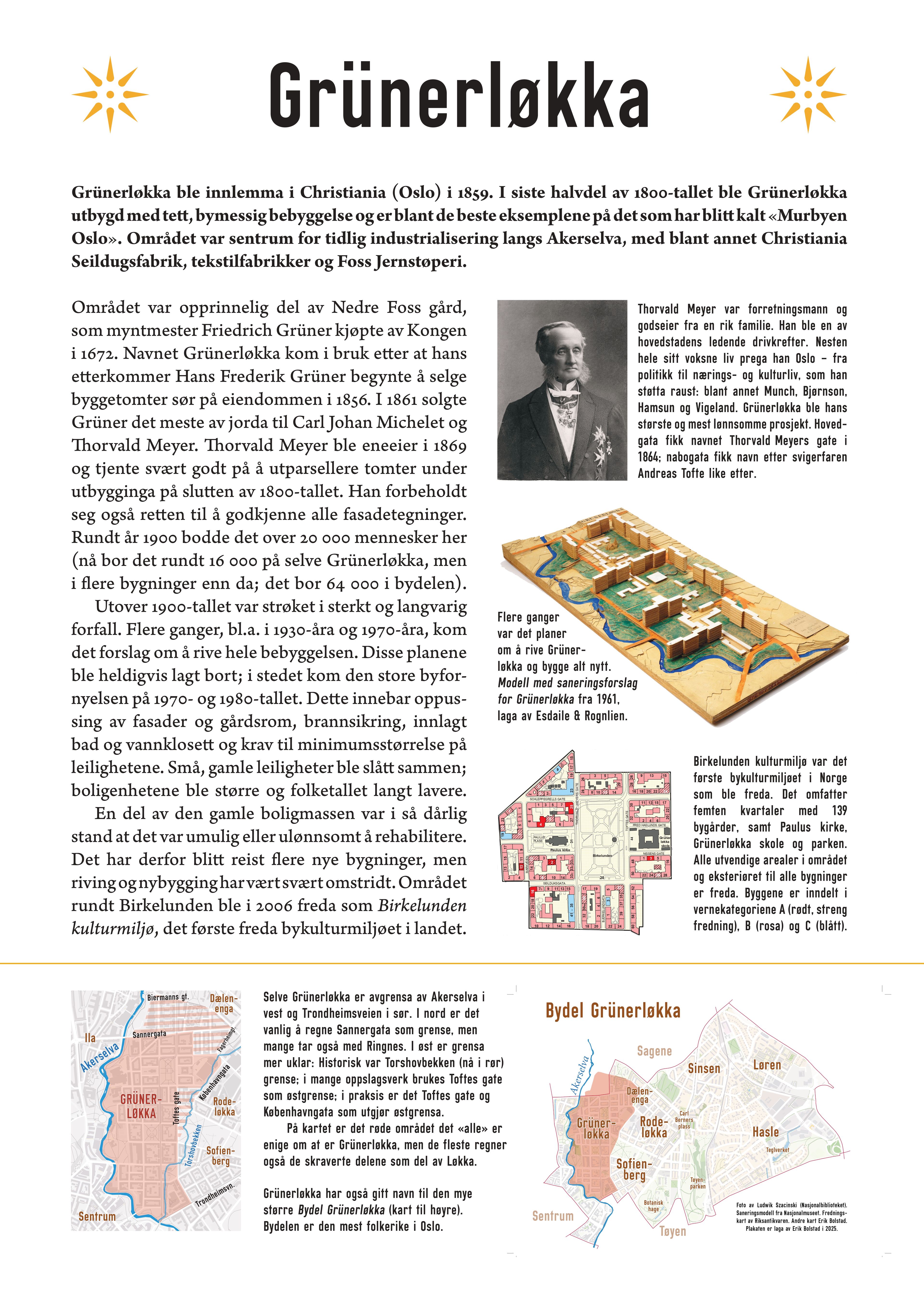 Eksempel på plakat med historisk informasjon