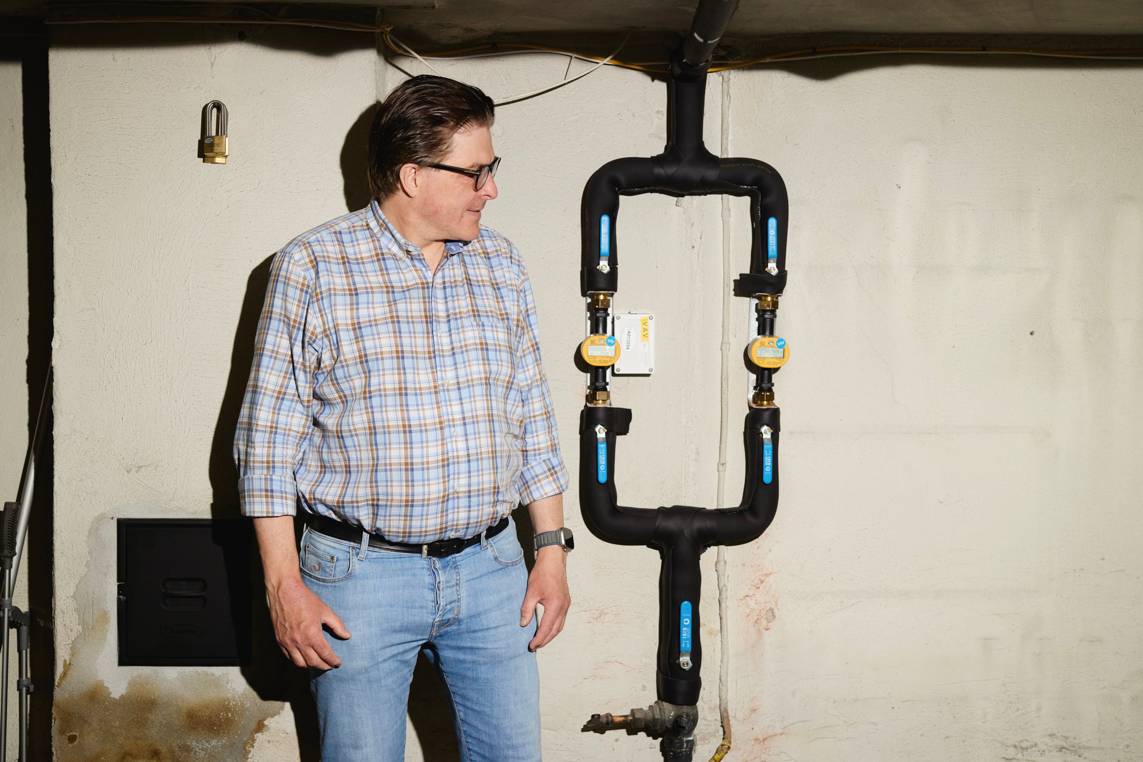 Bilde av Jan Braathen, styreleder i sameiet i Niels Juels gate 45.