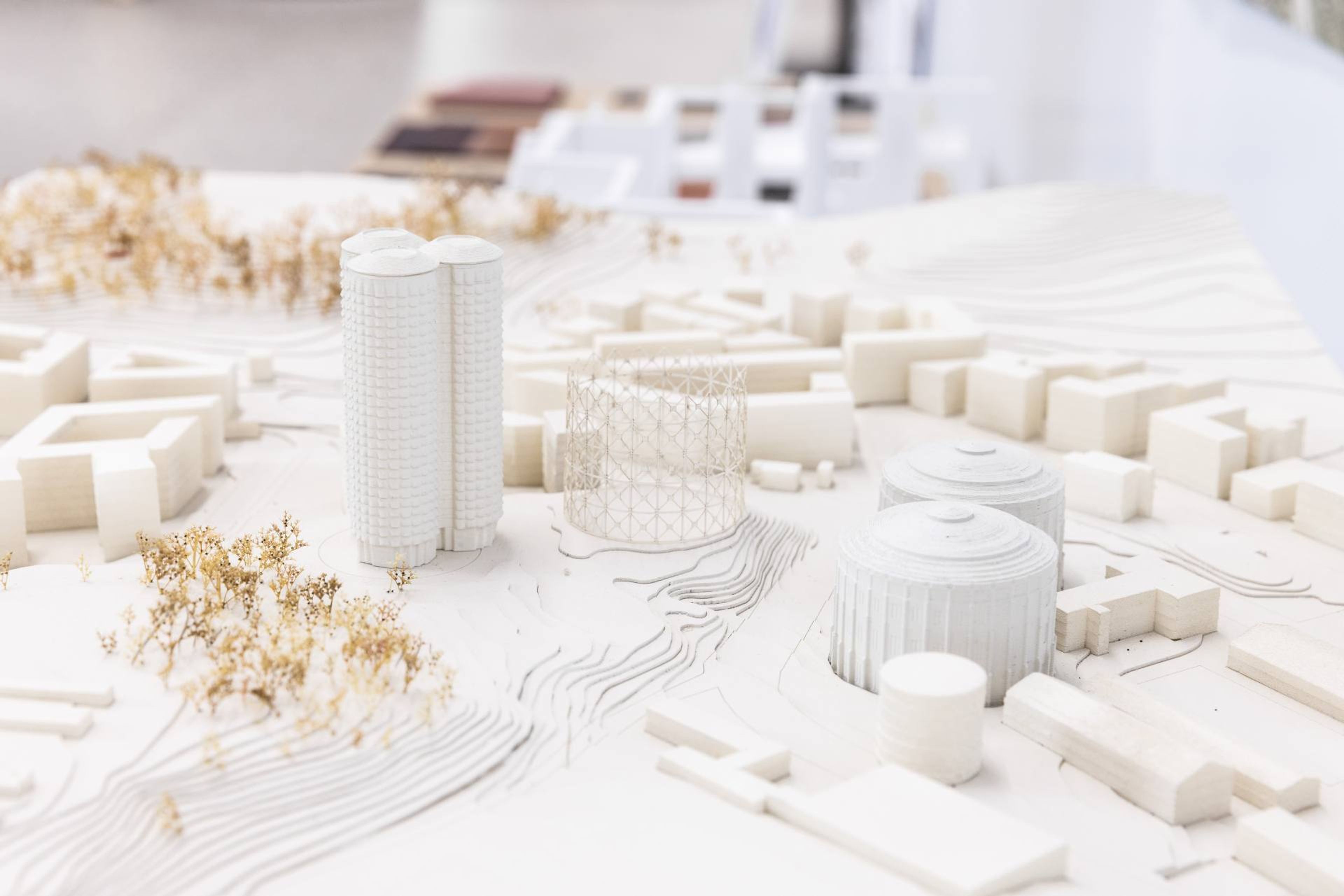 Arkitekter från Cobe arbetar med modellen för Stadsljus.