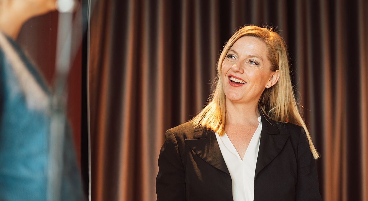 Portrett av senterleder Silje Aspen.