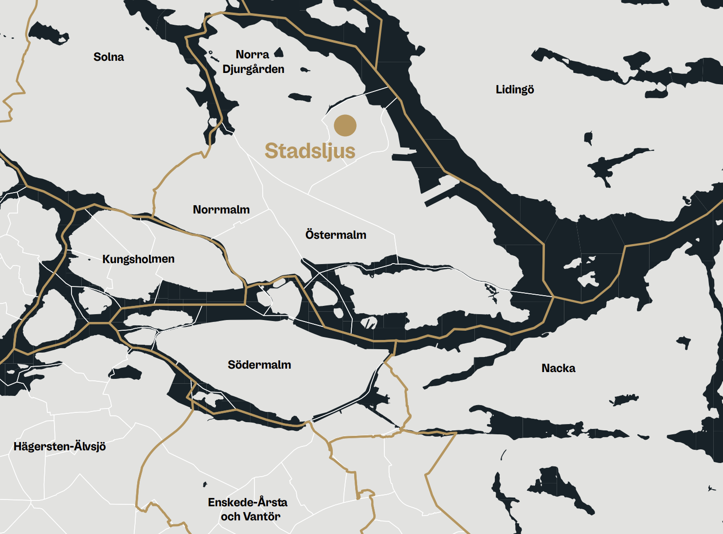 Karta vart Stadljus ligger i Stockholm