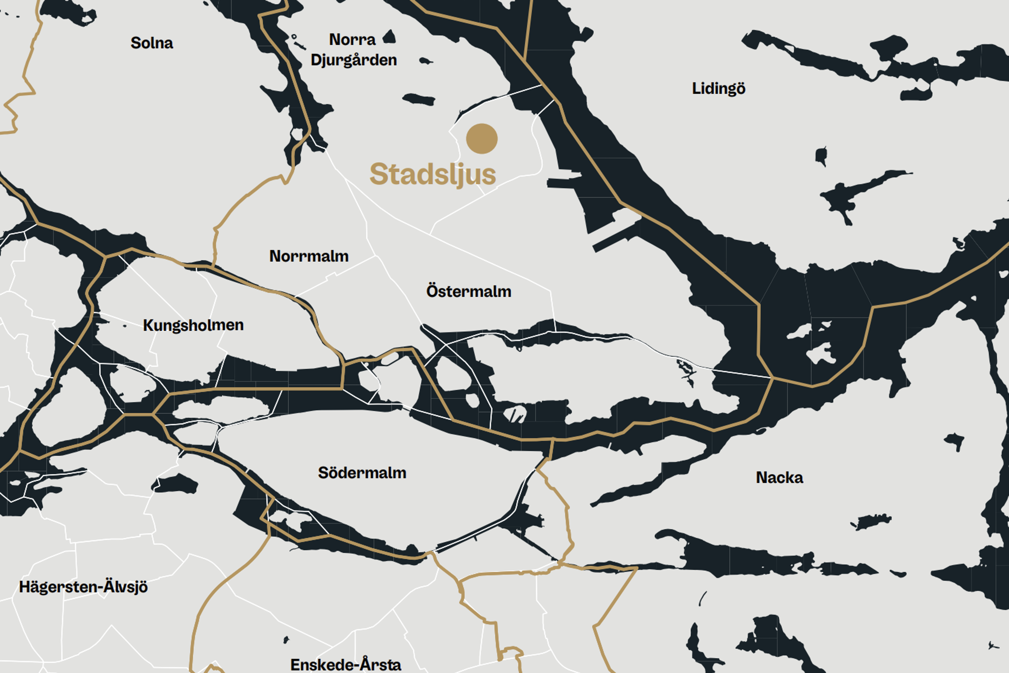 Karta vart Stadljus ligger i Stockholm