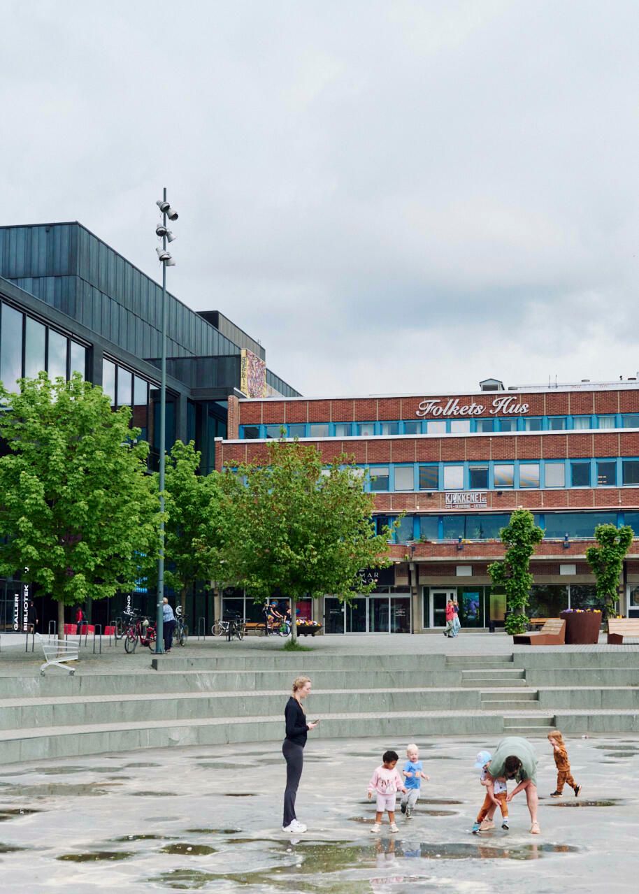Kulturhuset og Folkets hus i Hamar sentrum