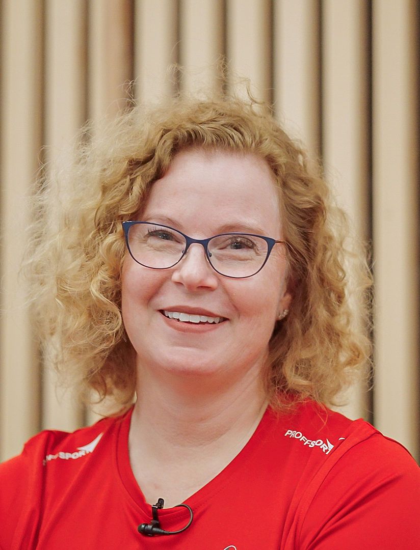 Bilde av foreldrerepresentant i stupeklubben, Sandra Gustafsson.