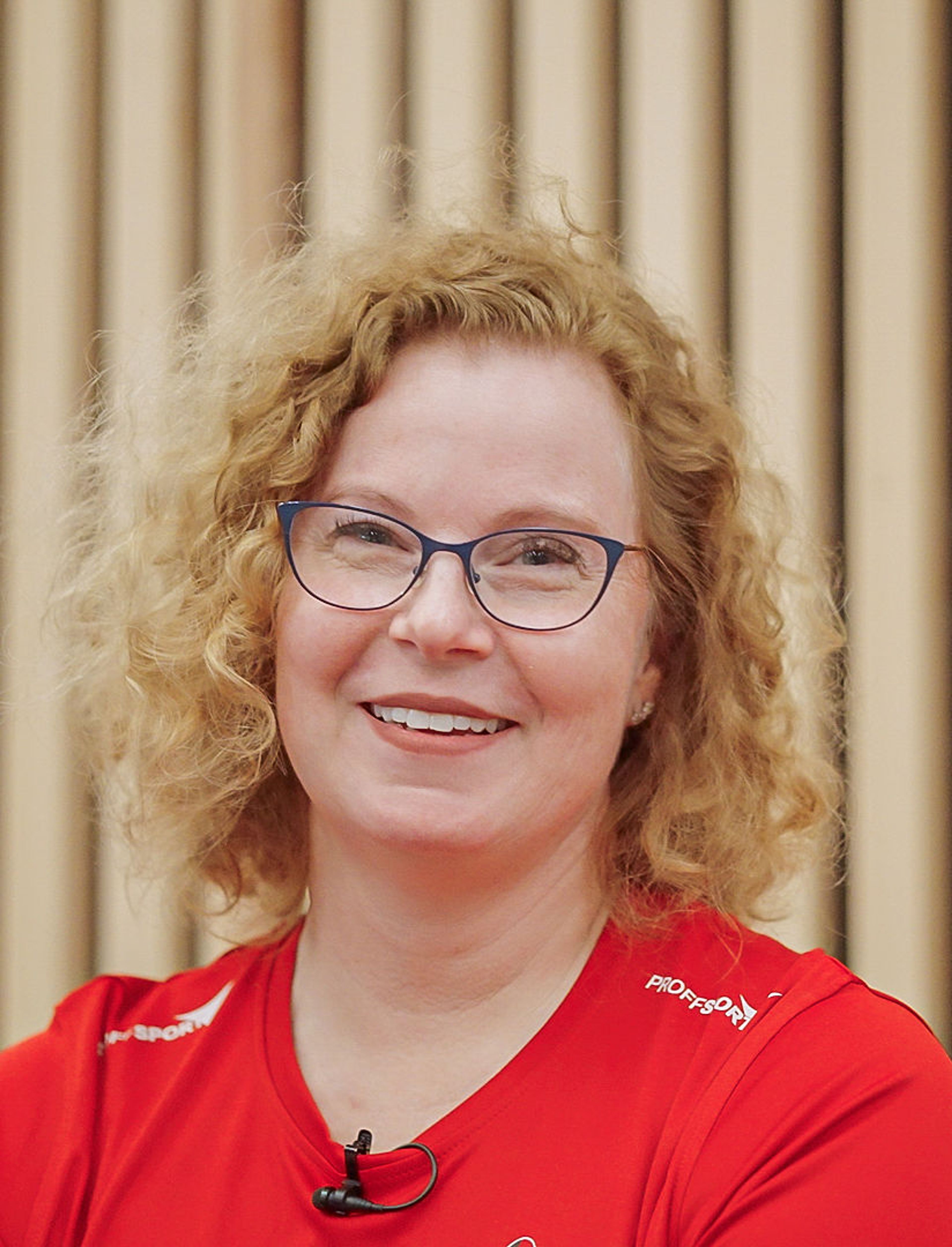 Bilde av foreldrerepresentant i stupeklubben, Sandra Gustafsson.