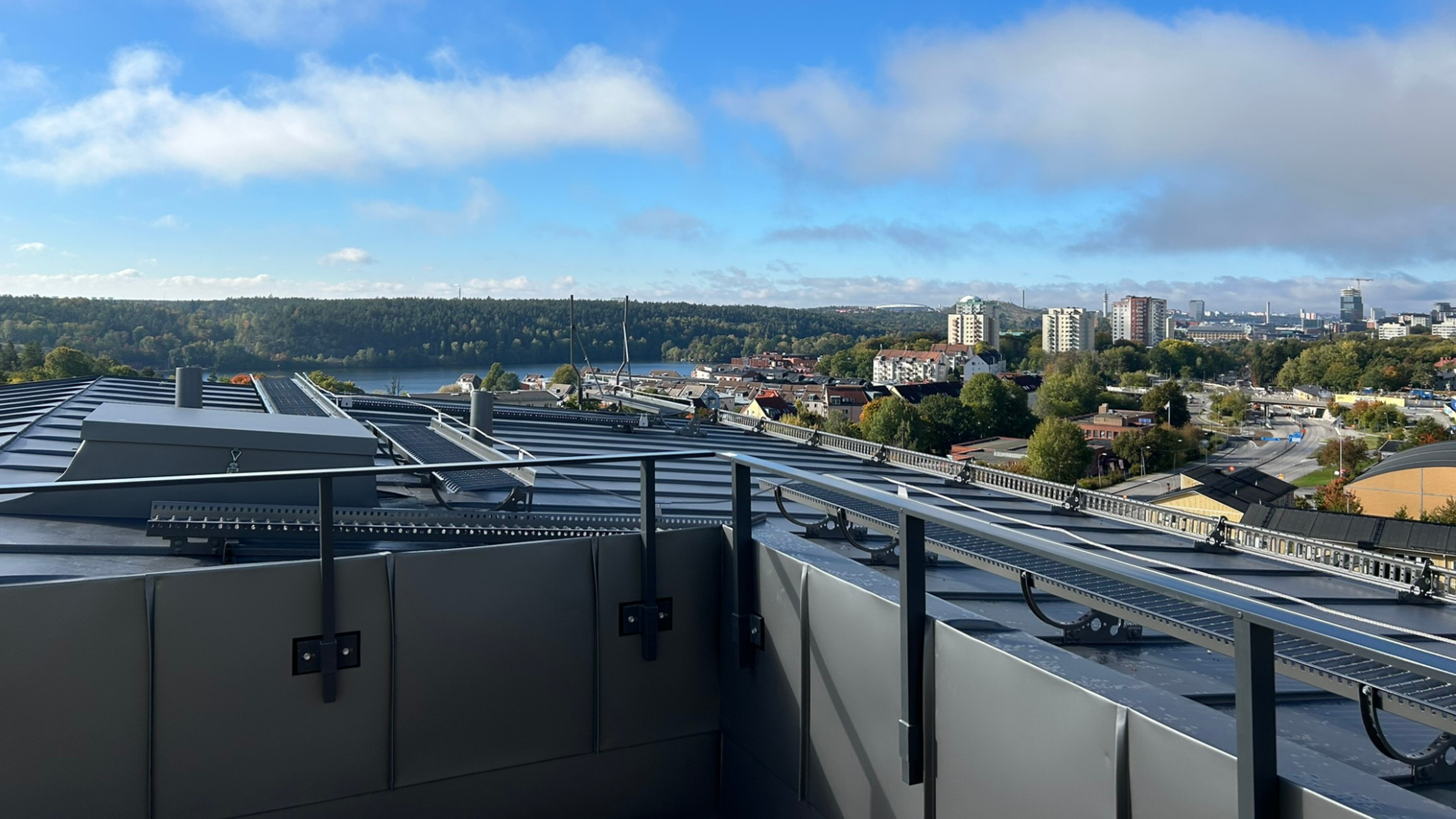 Foto från den gemensamma takterrassen