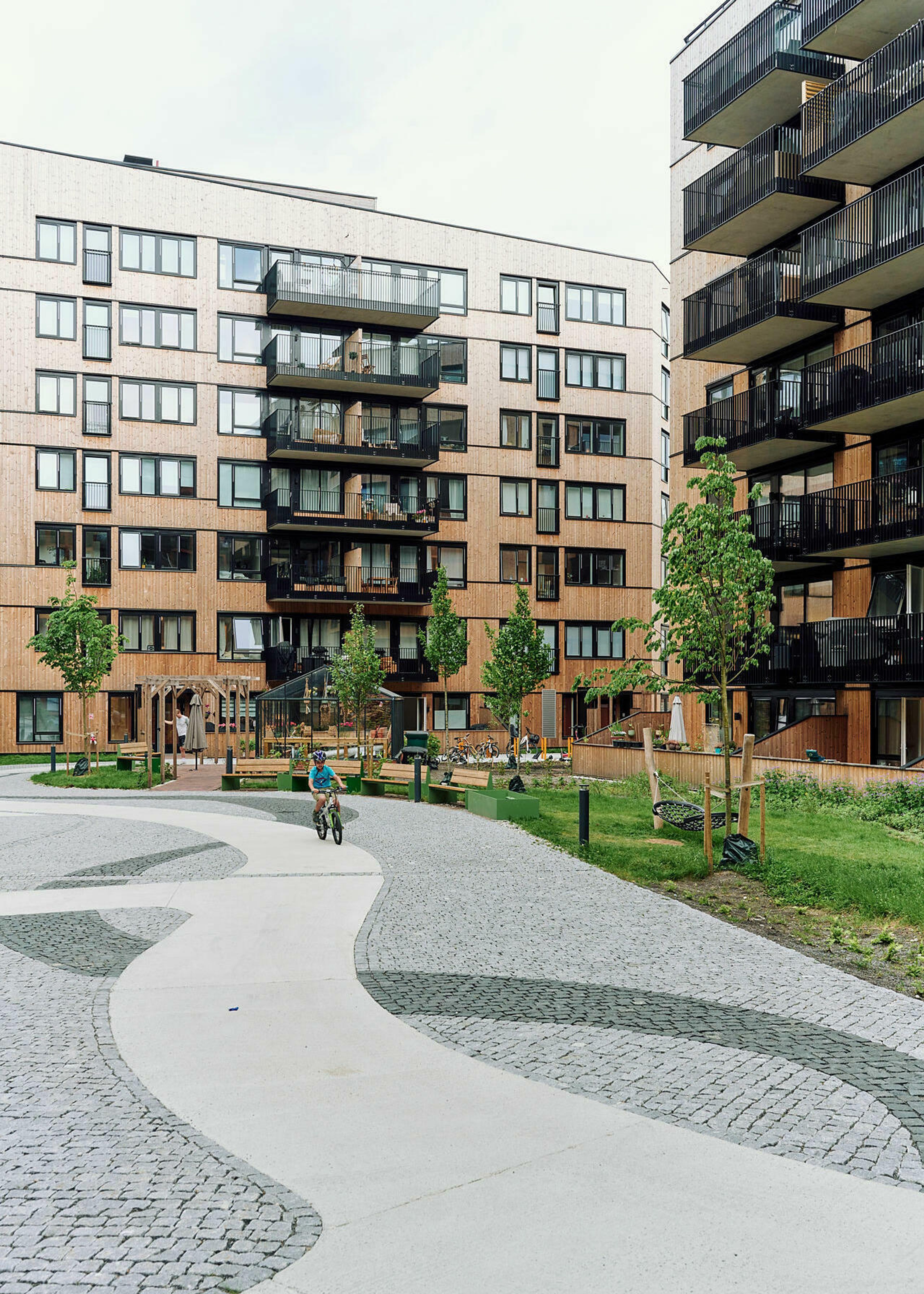 Gårdsrom i Løren botaniske