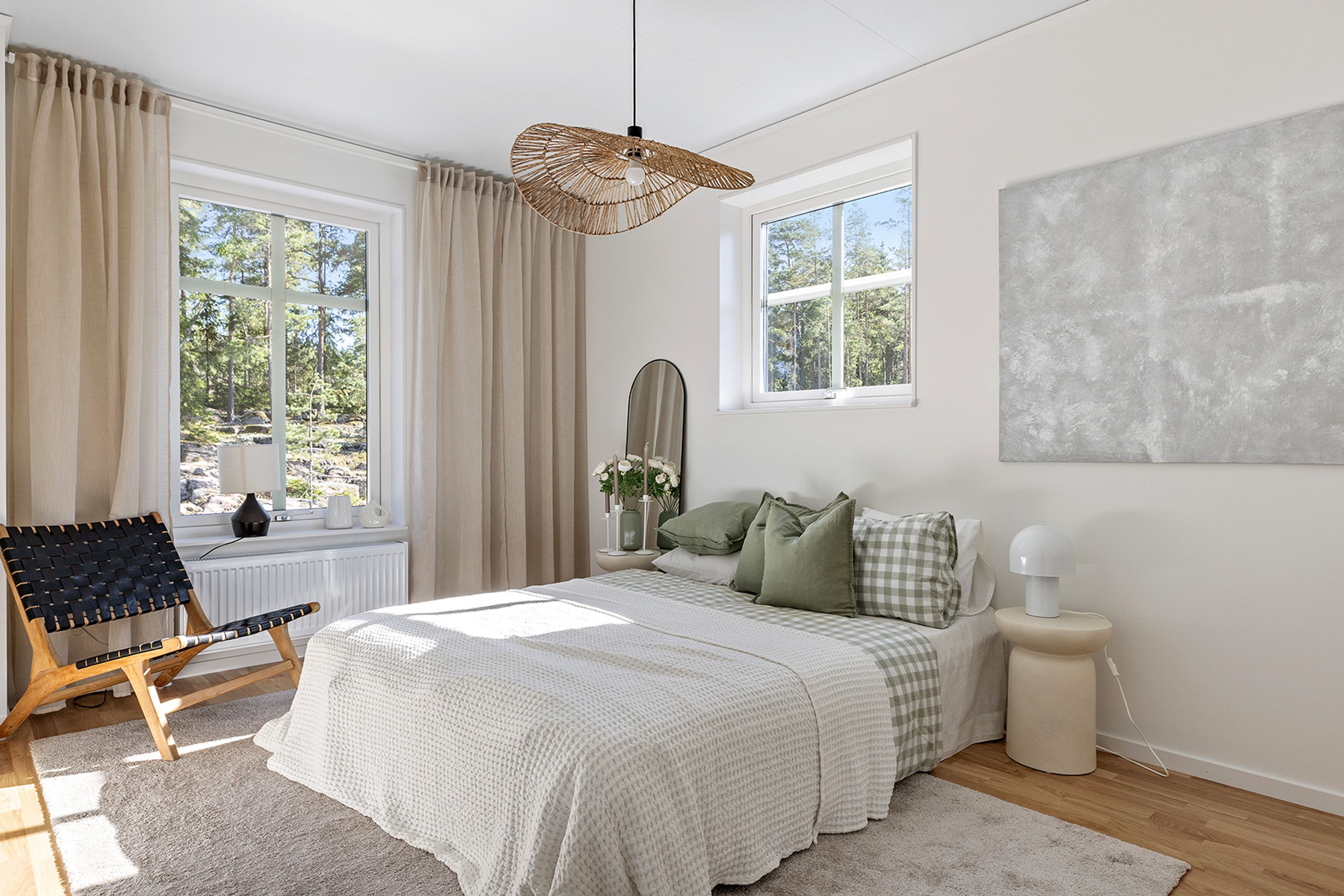 Master bedroom parhus 120 kvm