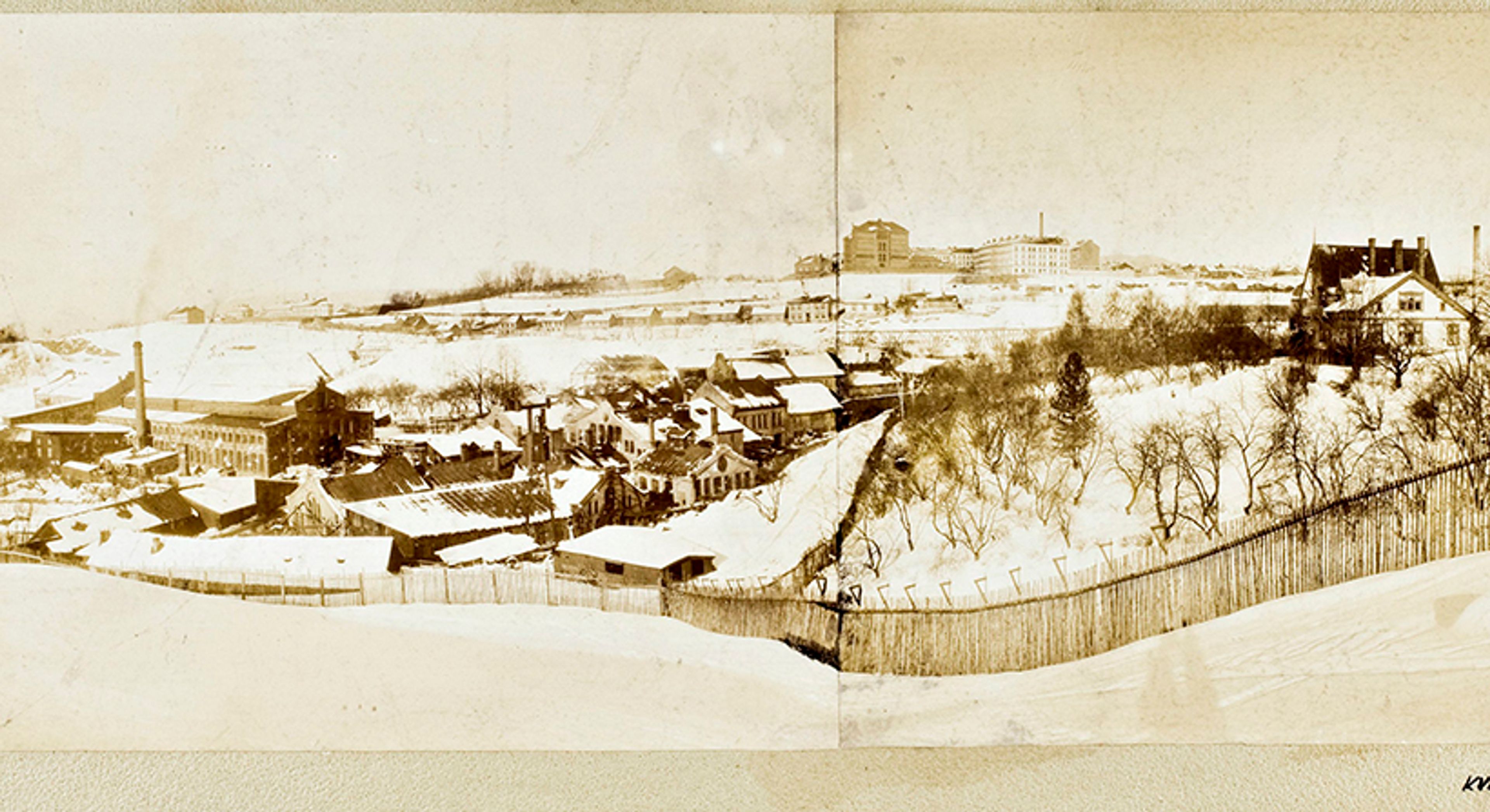 Bilde av Kværner bruk i 1900