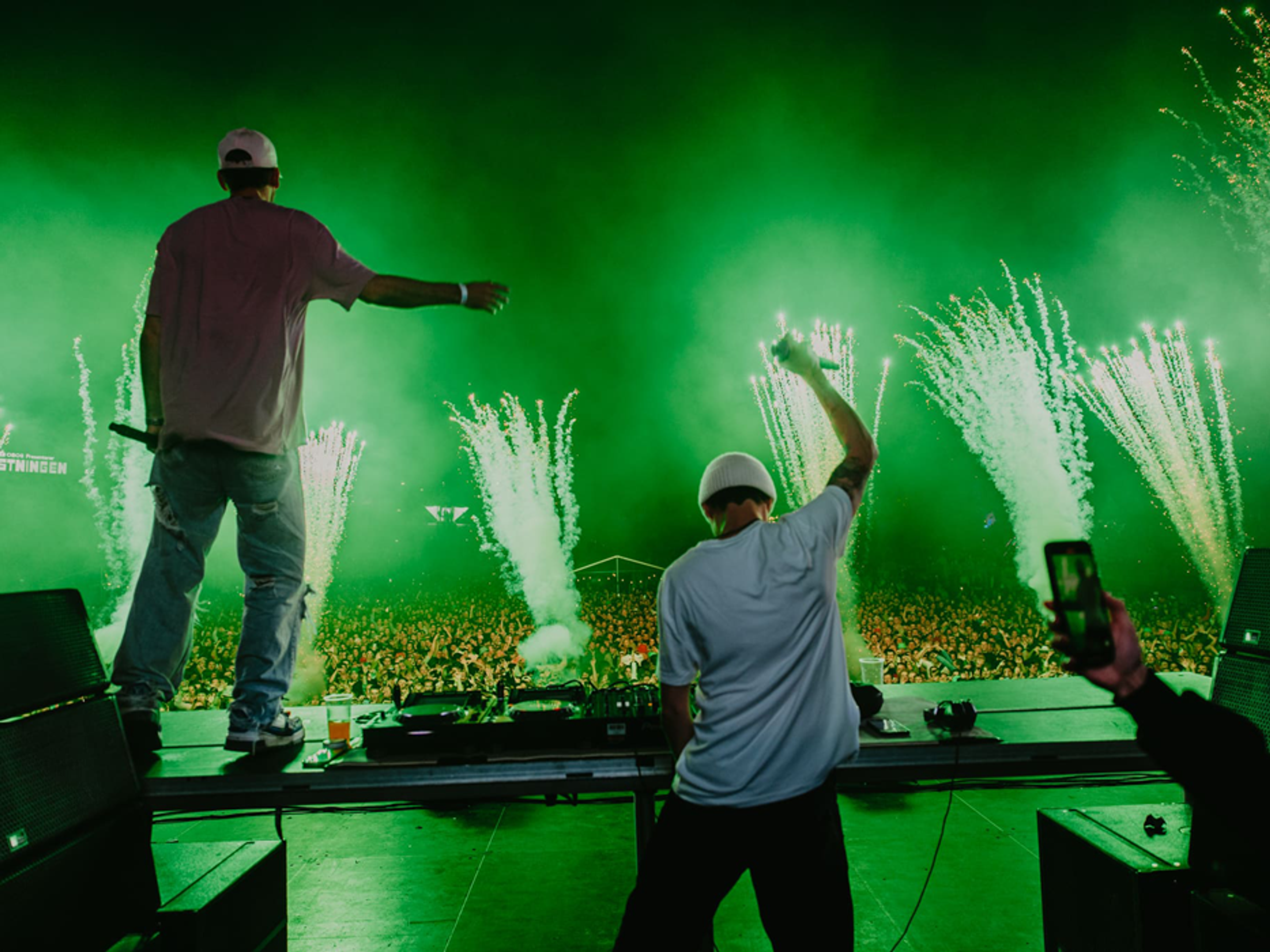 Band som spelar på festningen