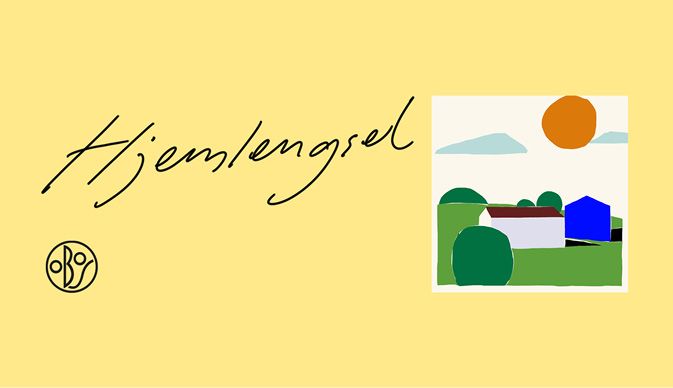 Coverillustrasjon for podkasten Hjemlengsel