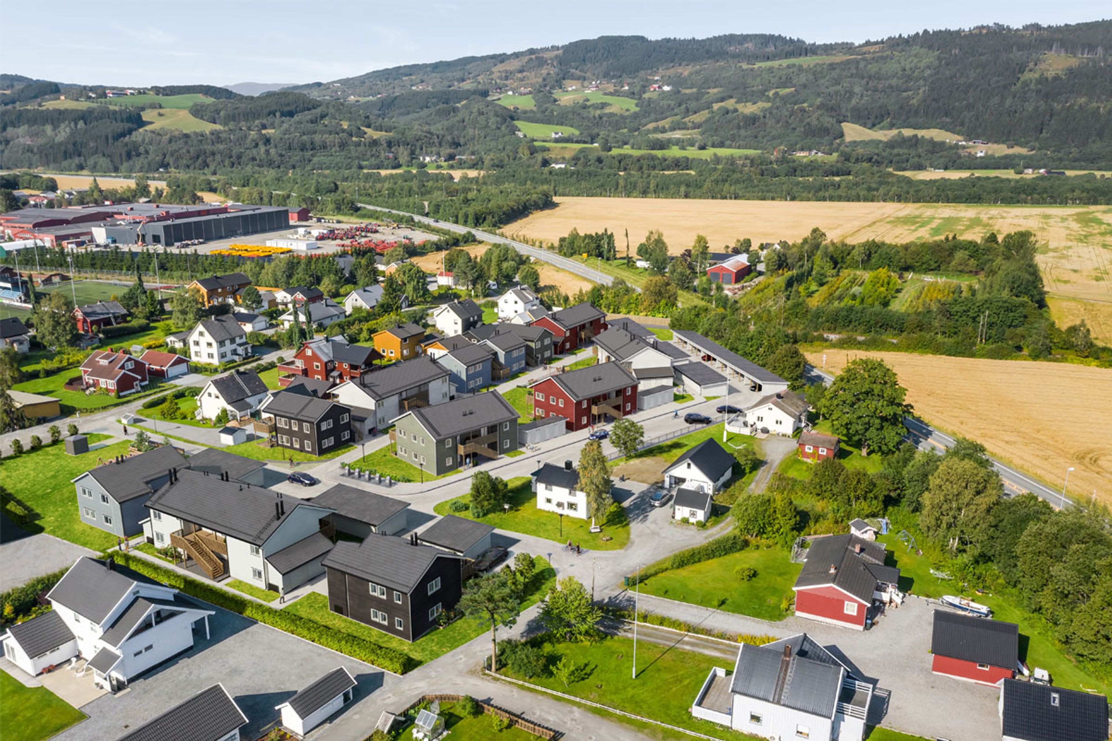 Oversikt over boligene, illustrasjon