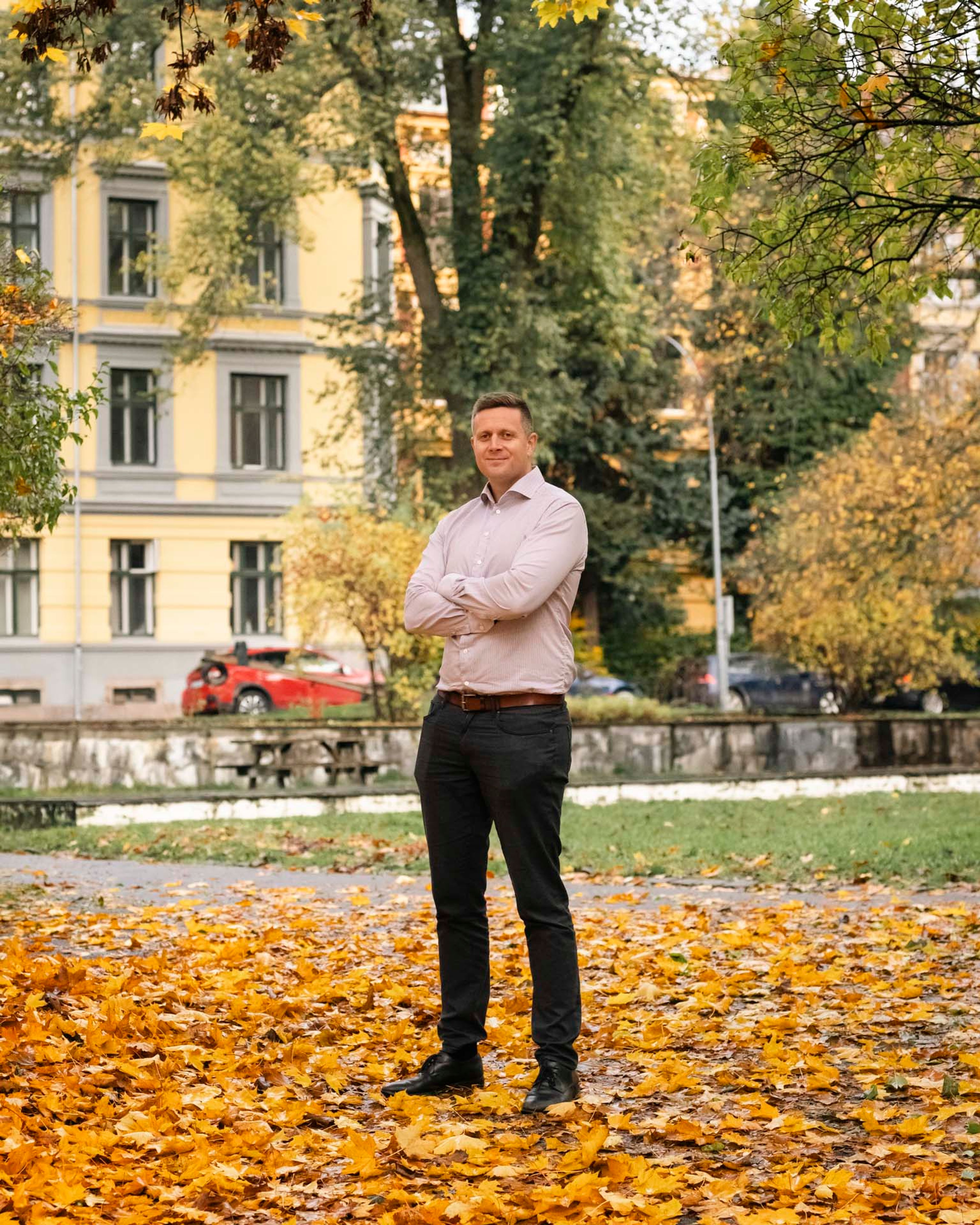 Bilde av Morten Brustad Kjærland, avdelingsleder for energi og miljø i OBOS Prosjekt.