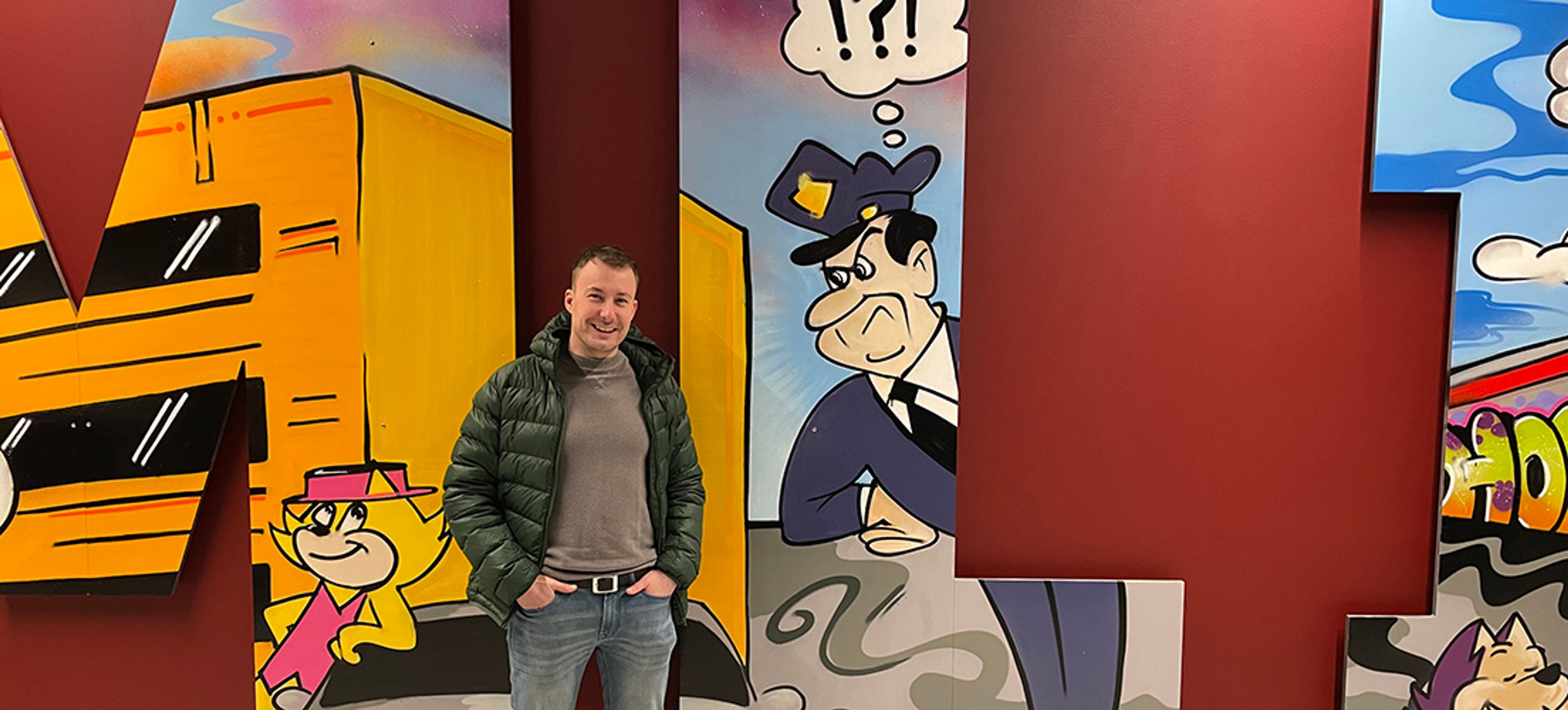Bilde av gatekunst på Holmlia Senter