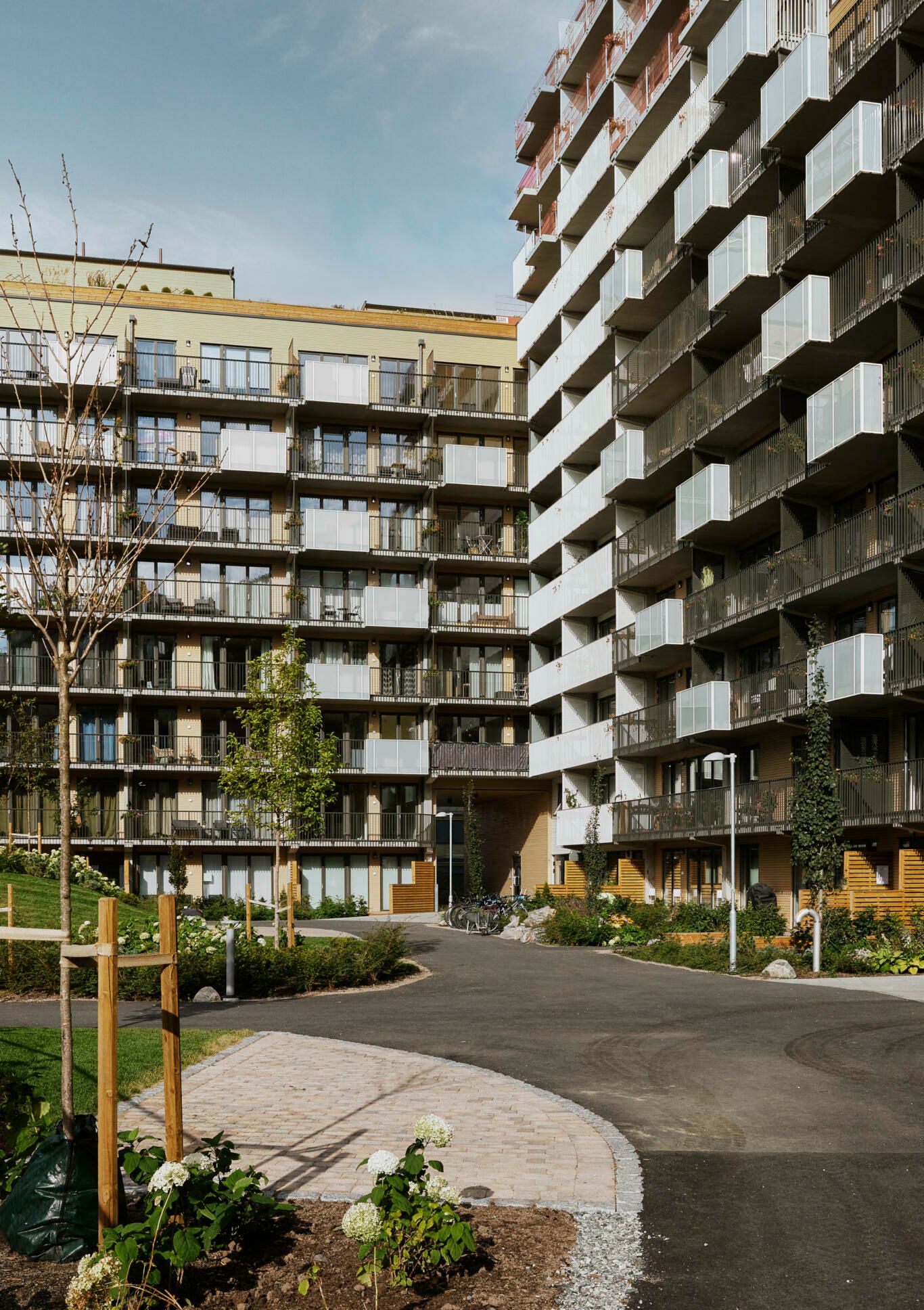 Fasadebilde av Ulvenparken borettslag.