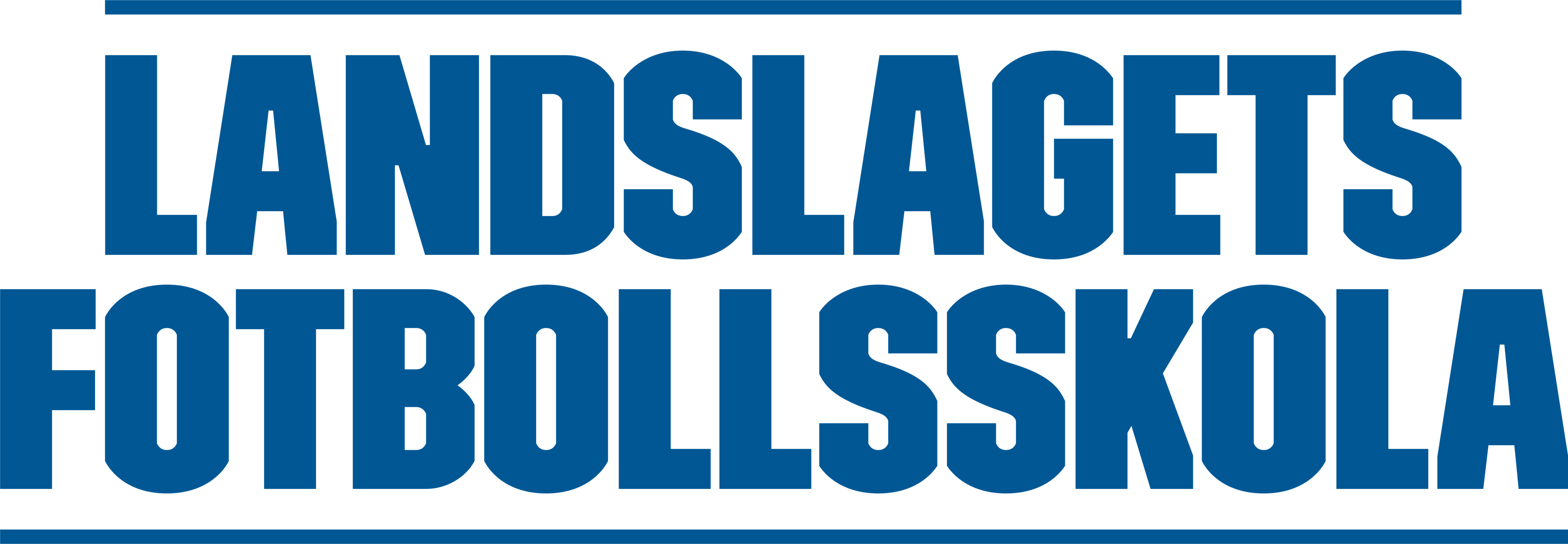 Landslagets Fotbollsskola logo