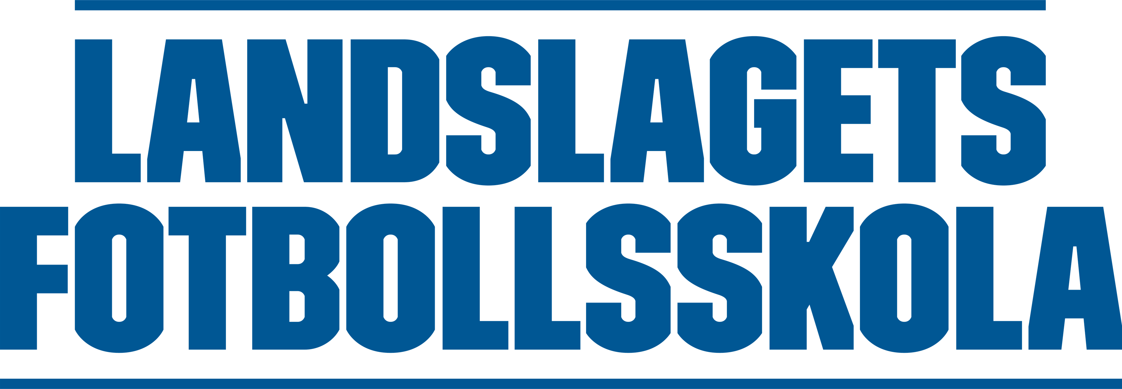 Landslagets Fotbollsskola logo