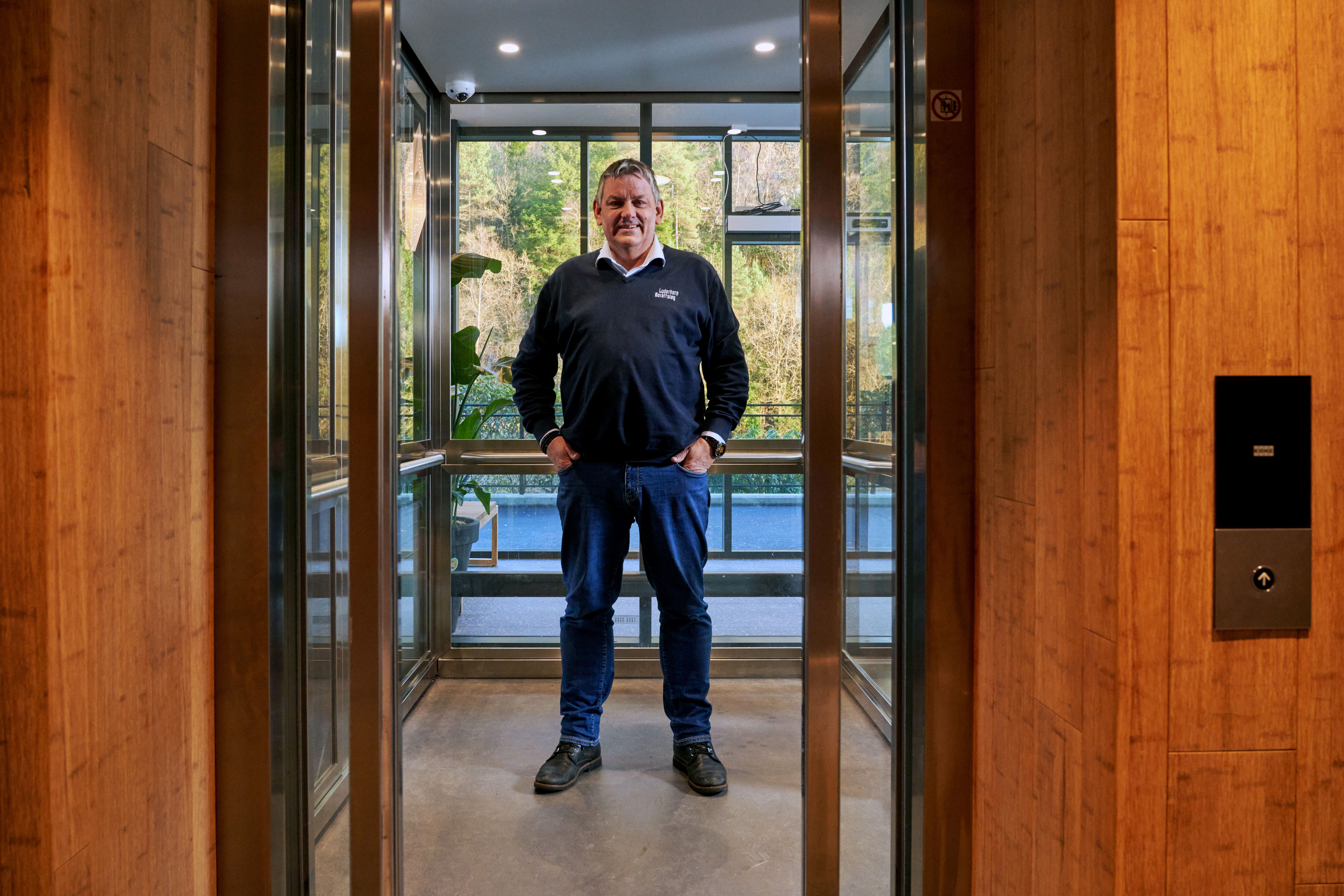 Foto av Atle Midtbø, daglig leder i Lyderhorn borettslag i Bergen