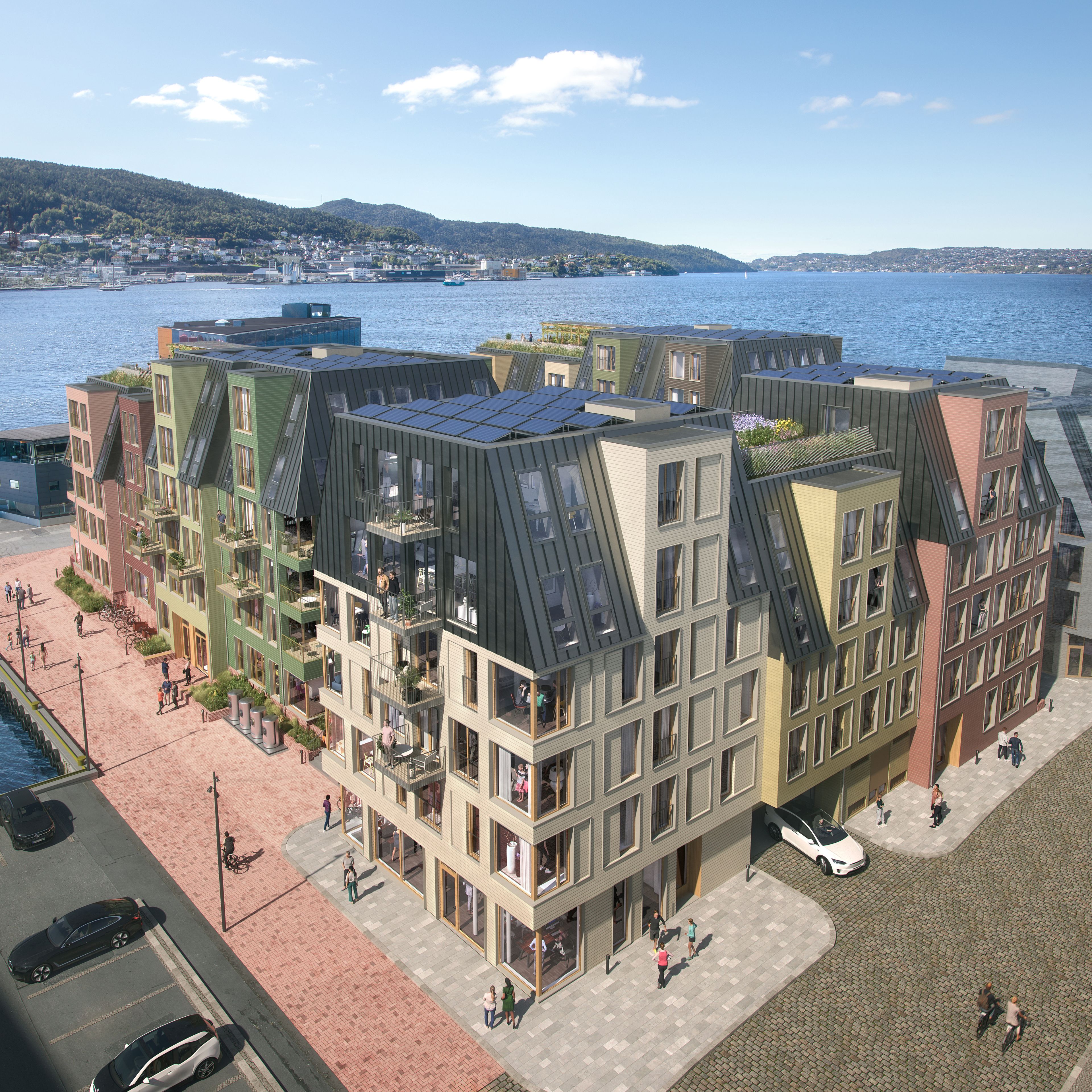 Oversiktsillustrasjon Nøstebukten brygge