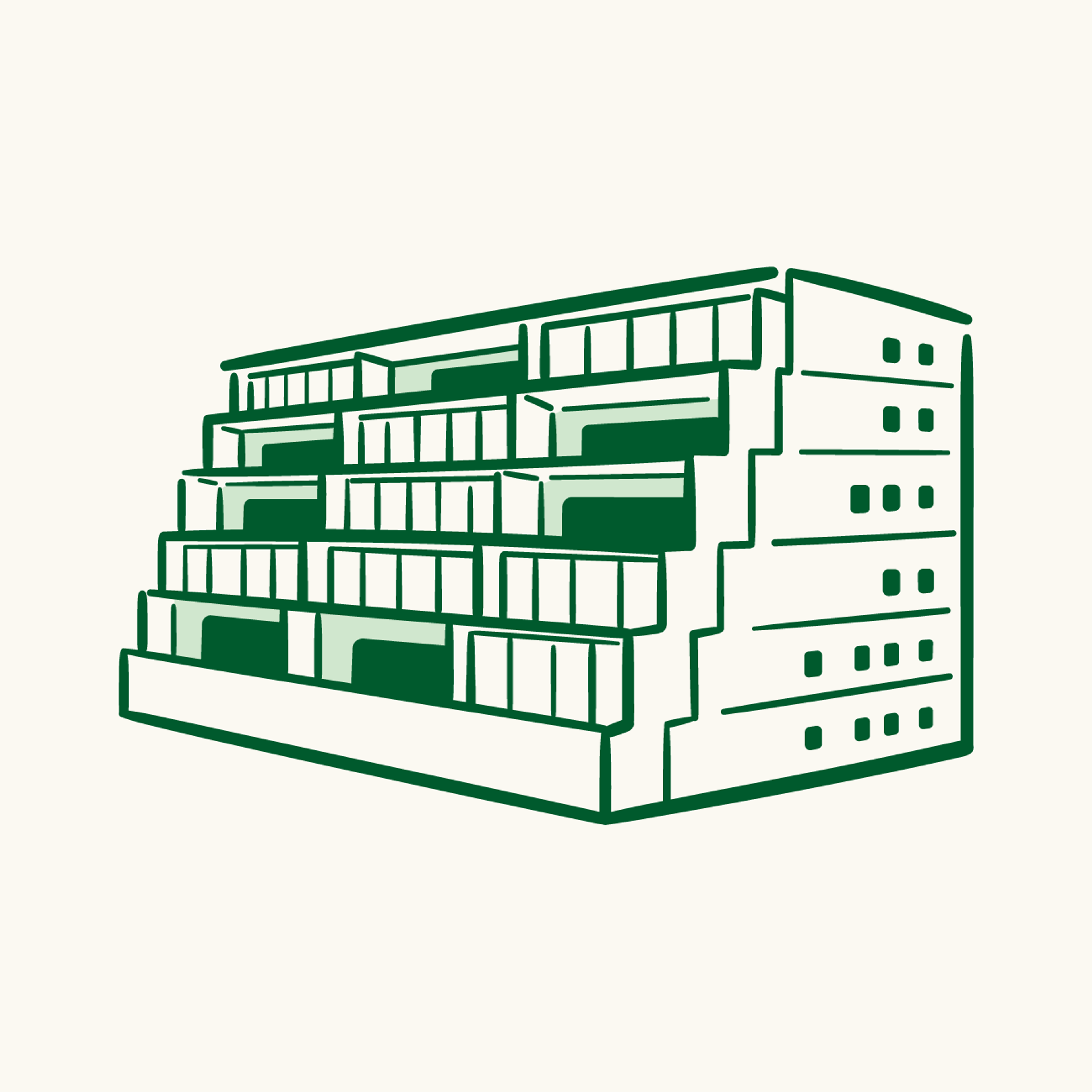 Illustrasjon av Vestlidalen borettslag