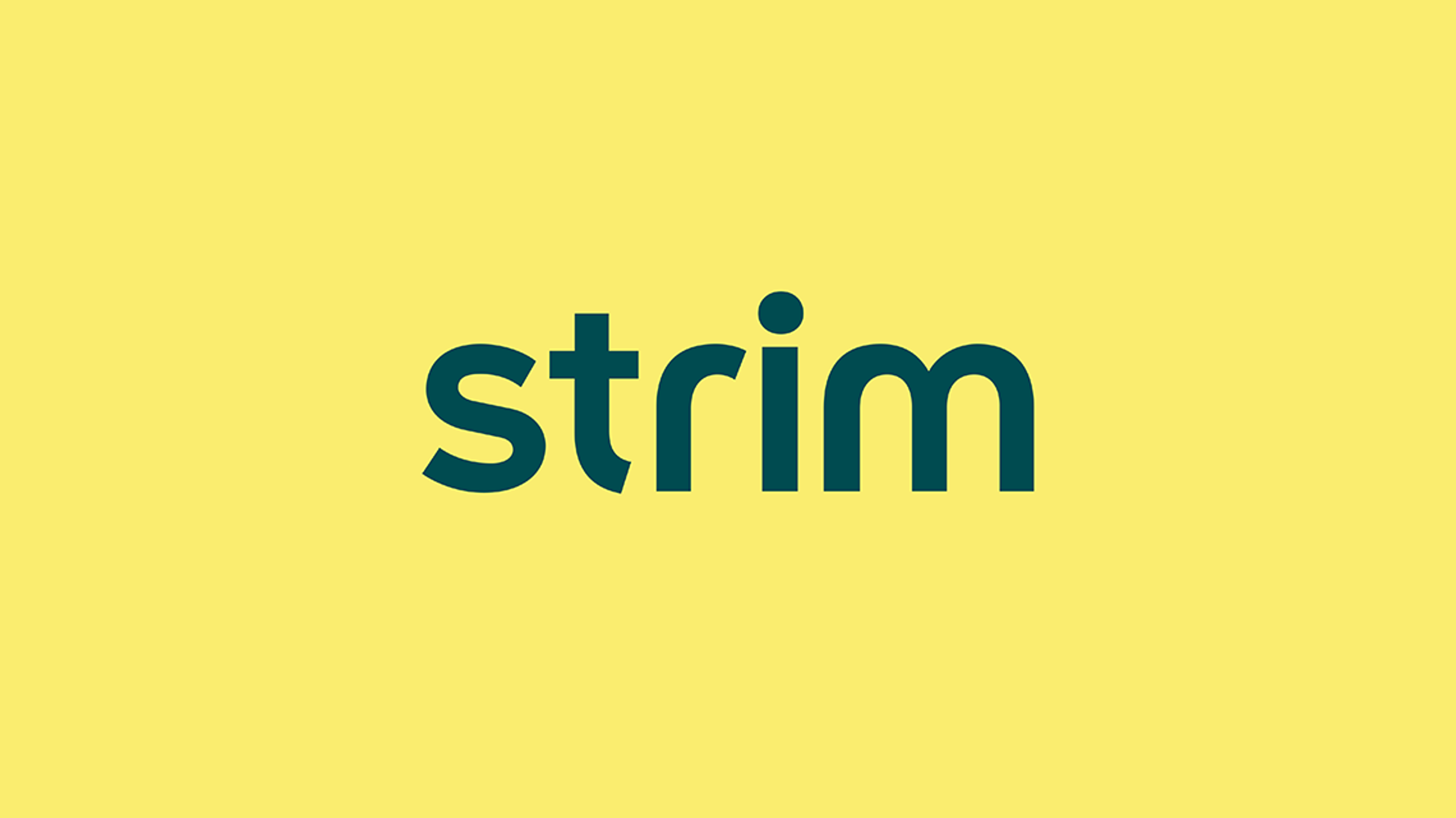 Strim logo.