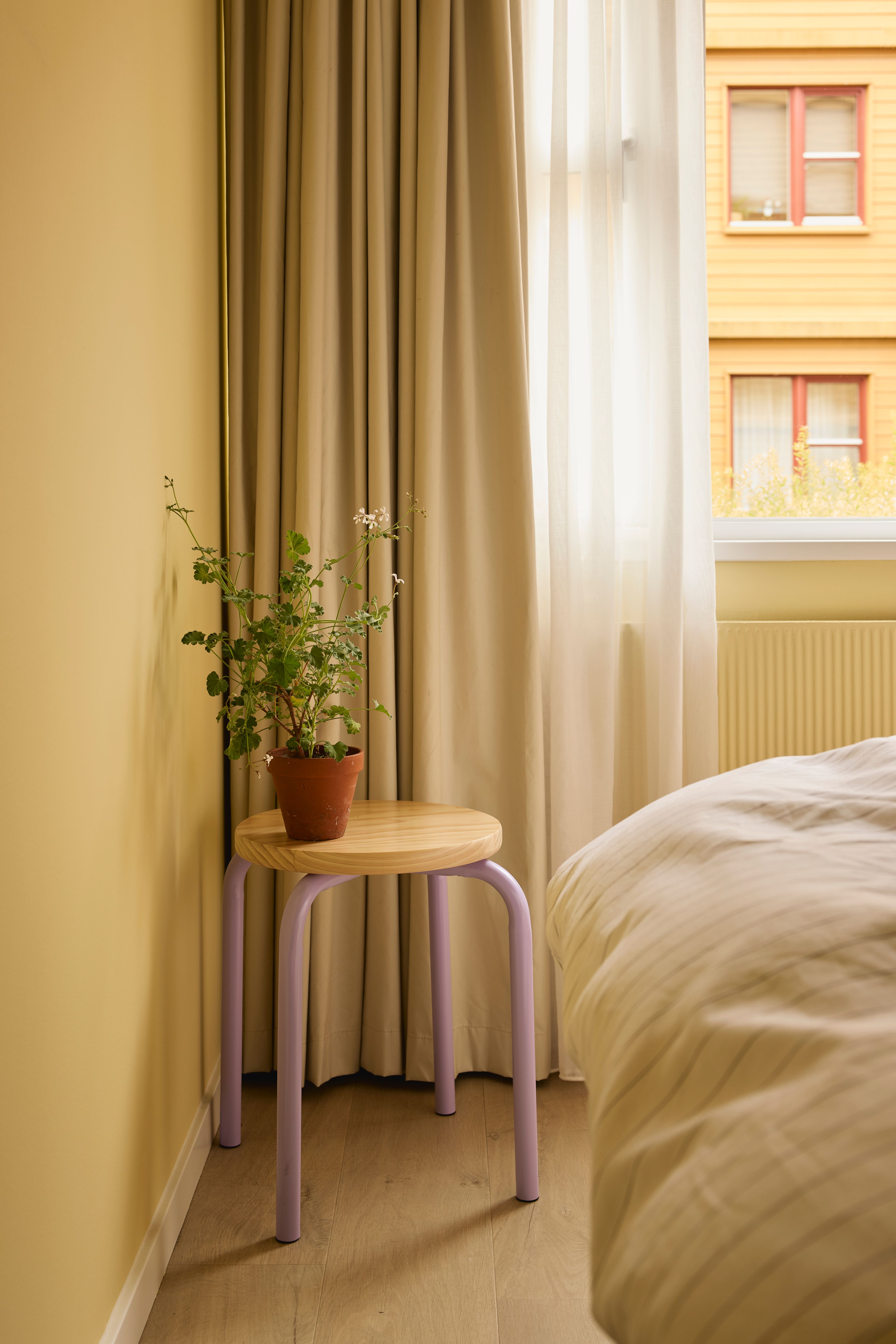 Detaljbilde fra soverommet.