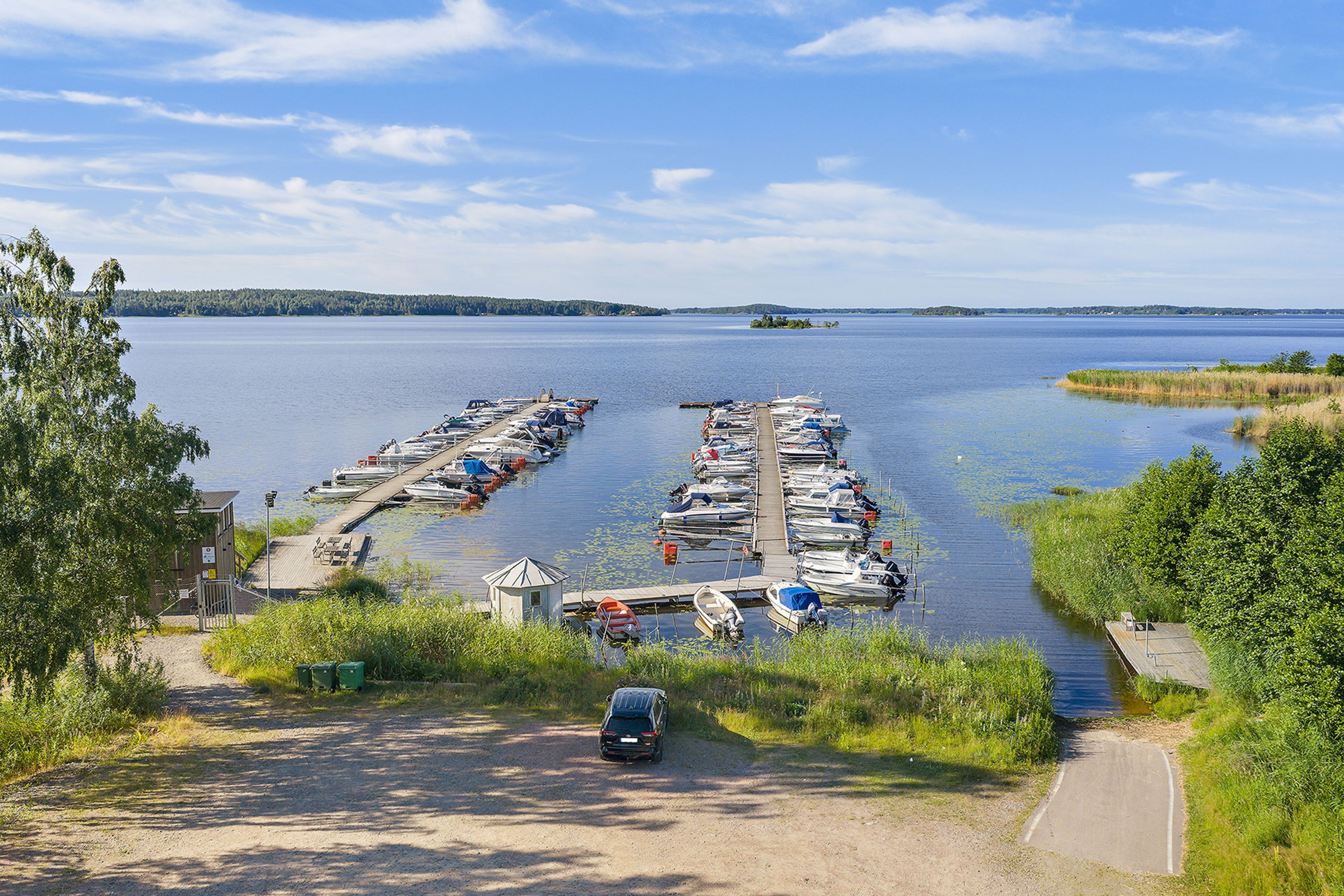 Båthamn i Alster