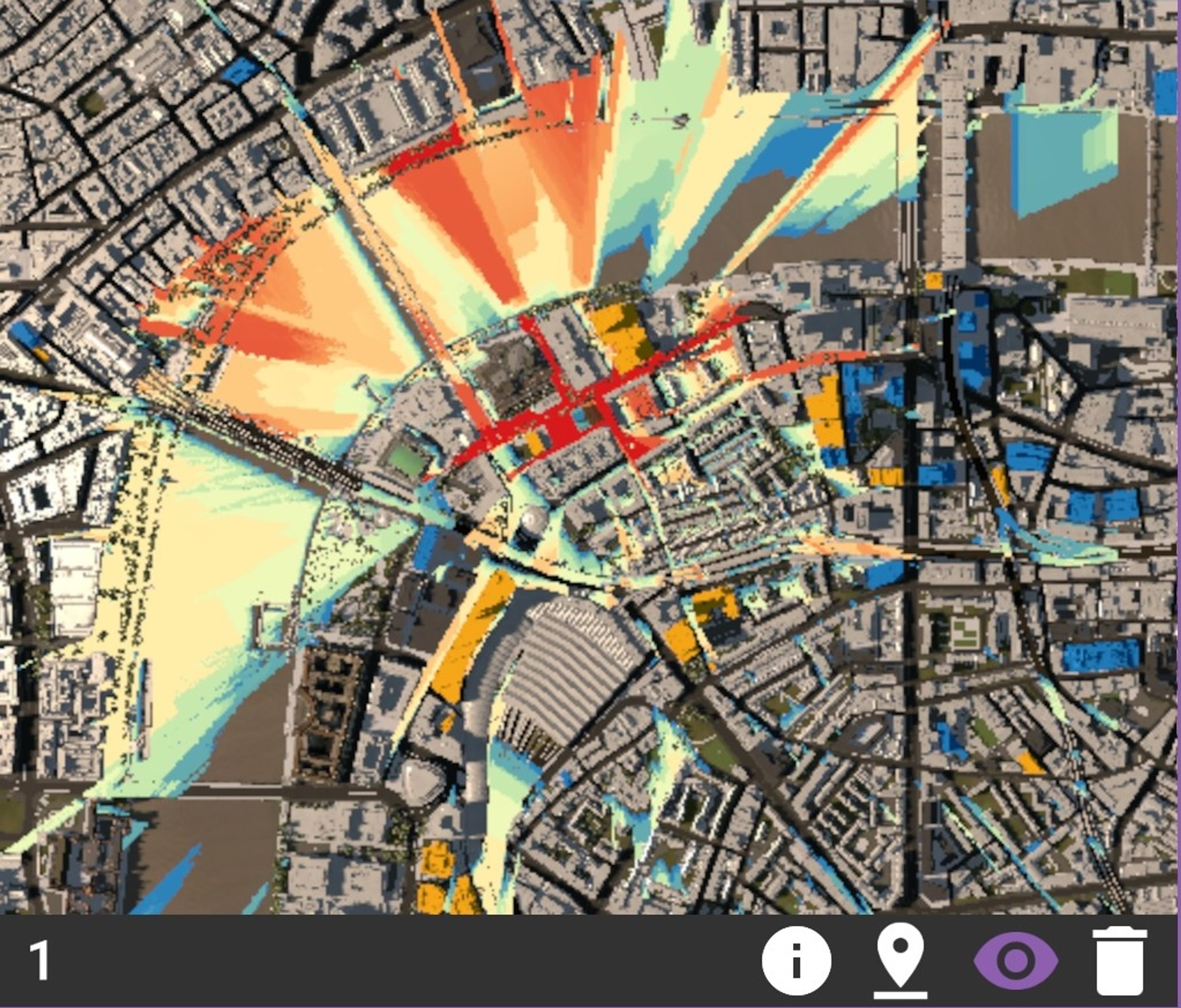 Visibility and Tools Icons