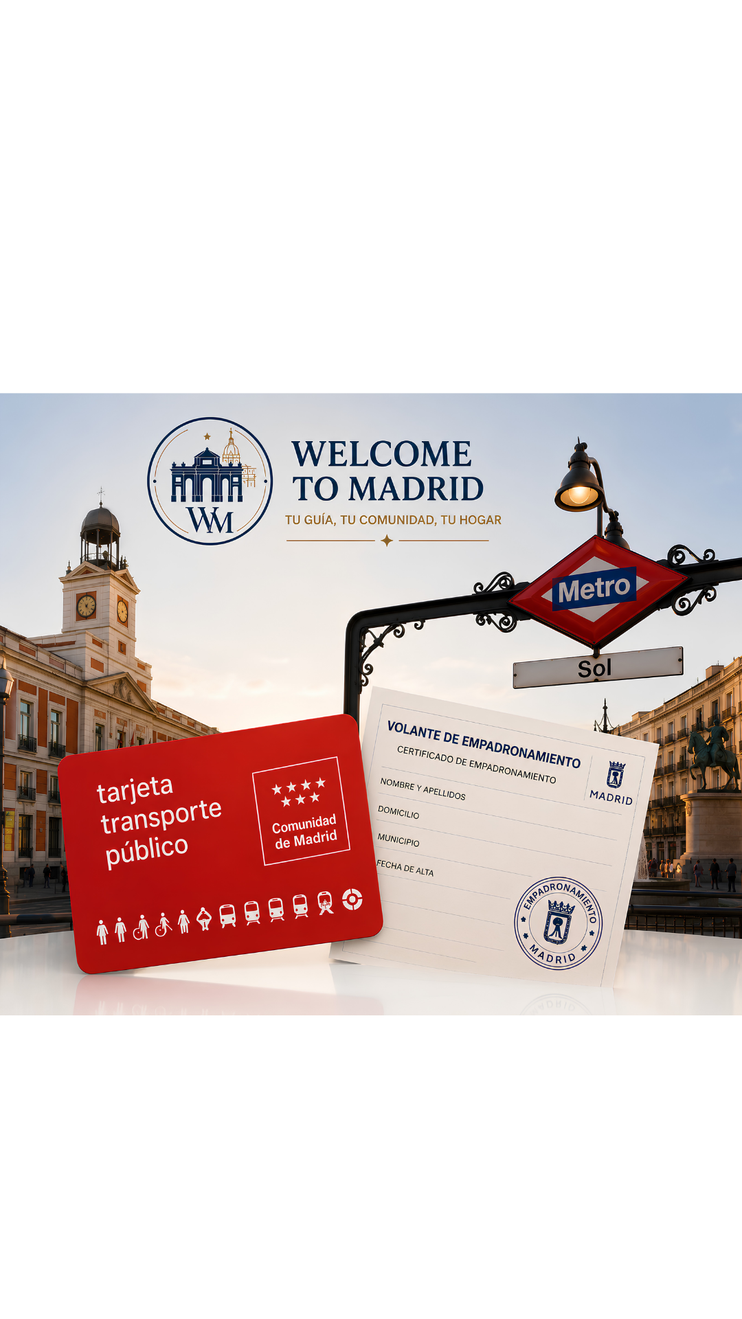 Estar empadronado será obligatorio para obtener o renovar el abono transporte en Madrid desde el 15 de junio de 2026