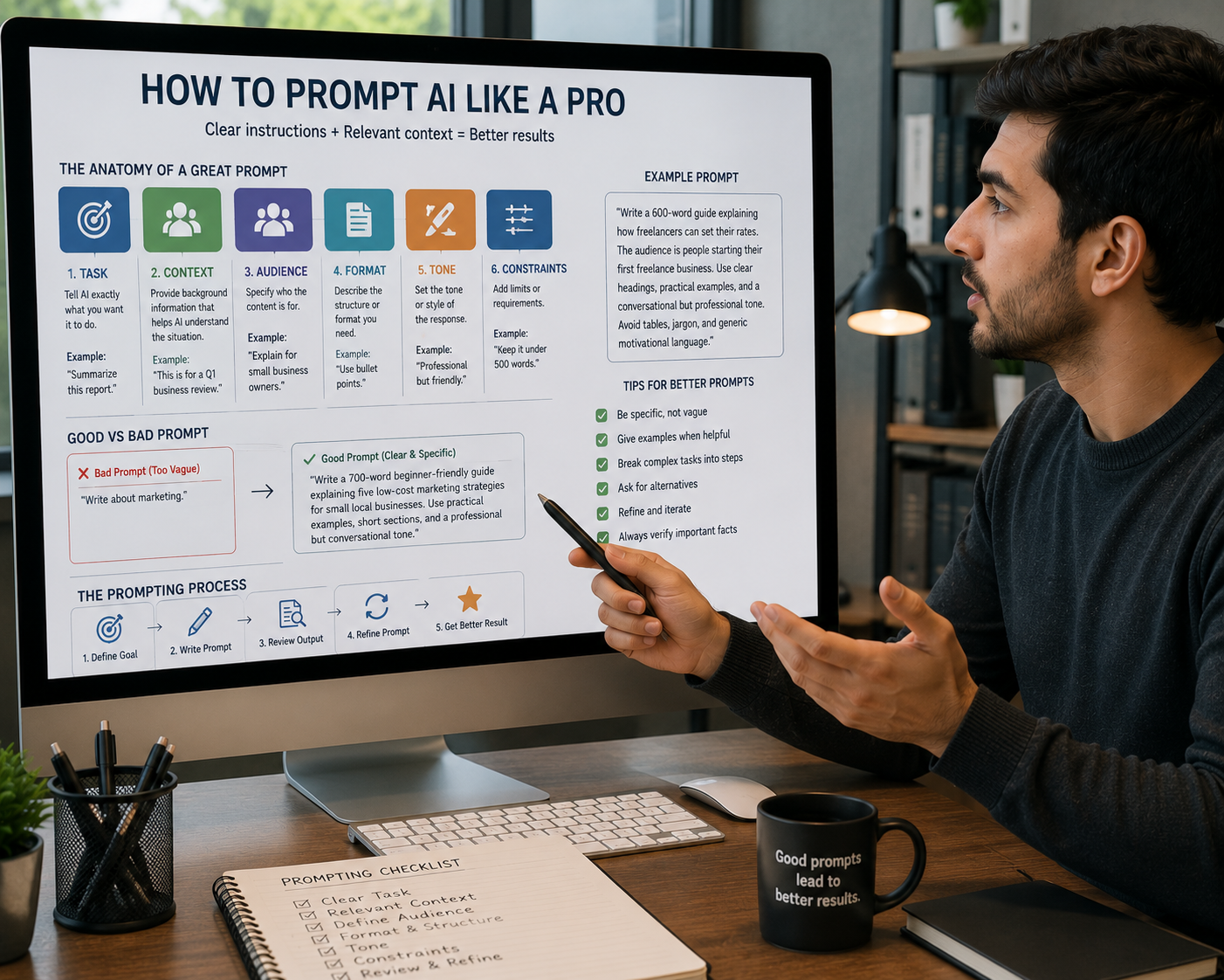 How to Prompt AI Like a Pro