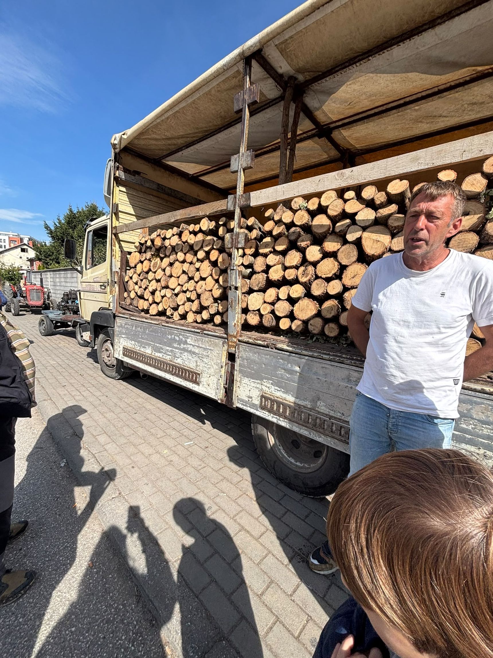 Buying wood to heat the church for a year
