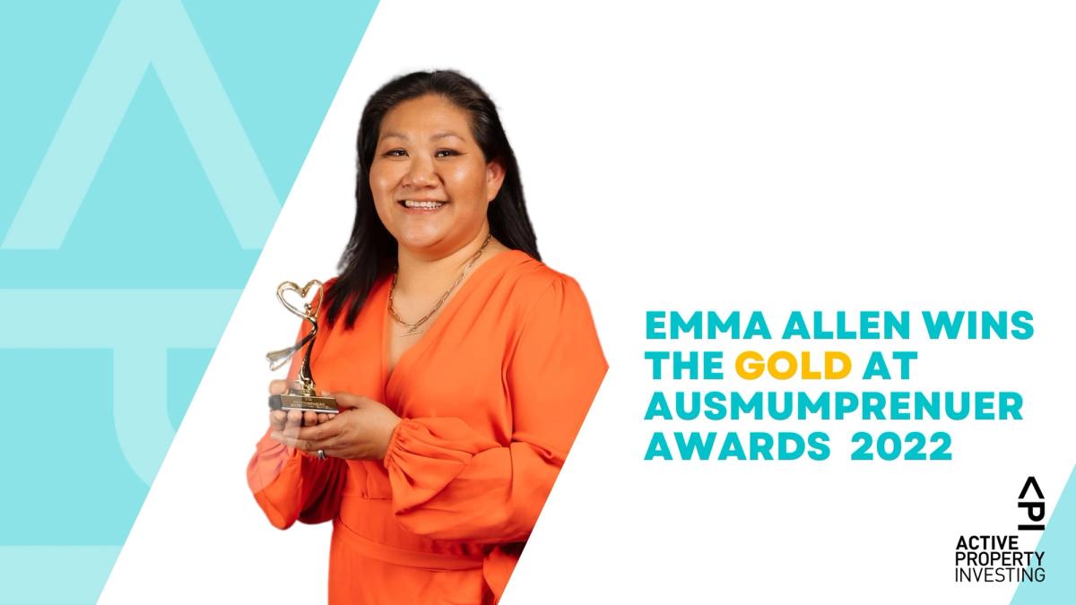 Emma Allen wins the Gold at National Business Awards 2022