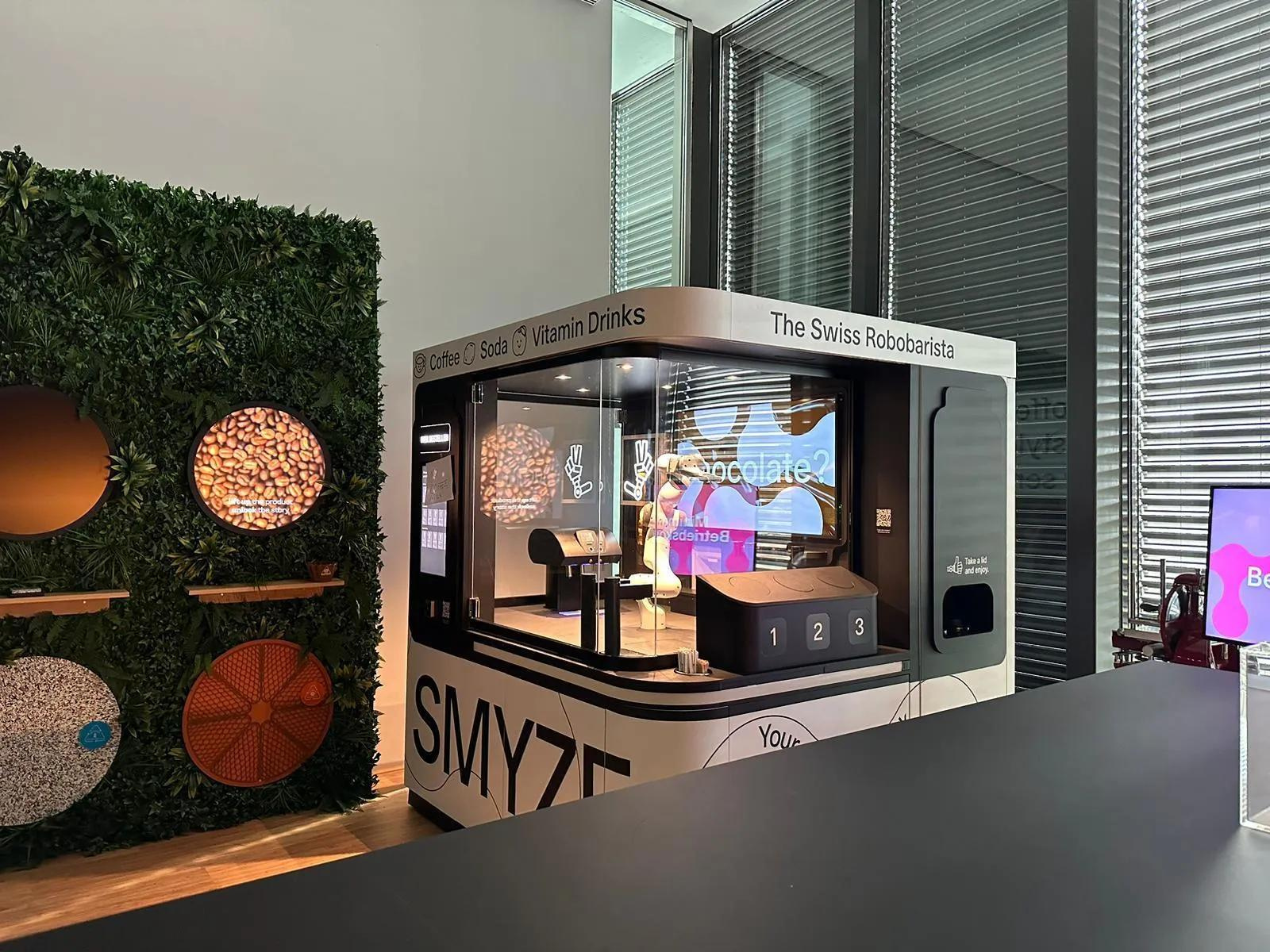 The Swiss Robobarista is now at Avolta Headquarters!
