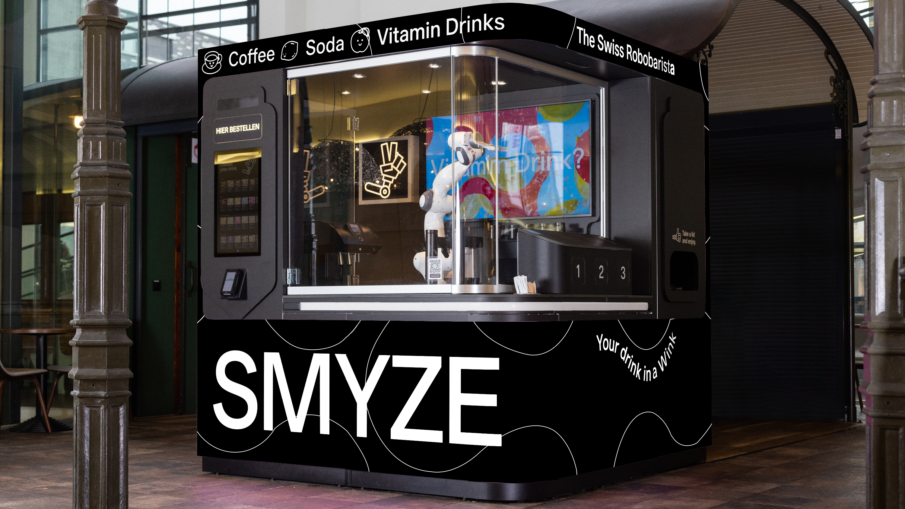 The Swiss Robobarista - Live, in picture and in color