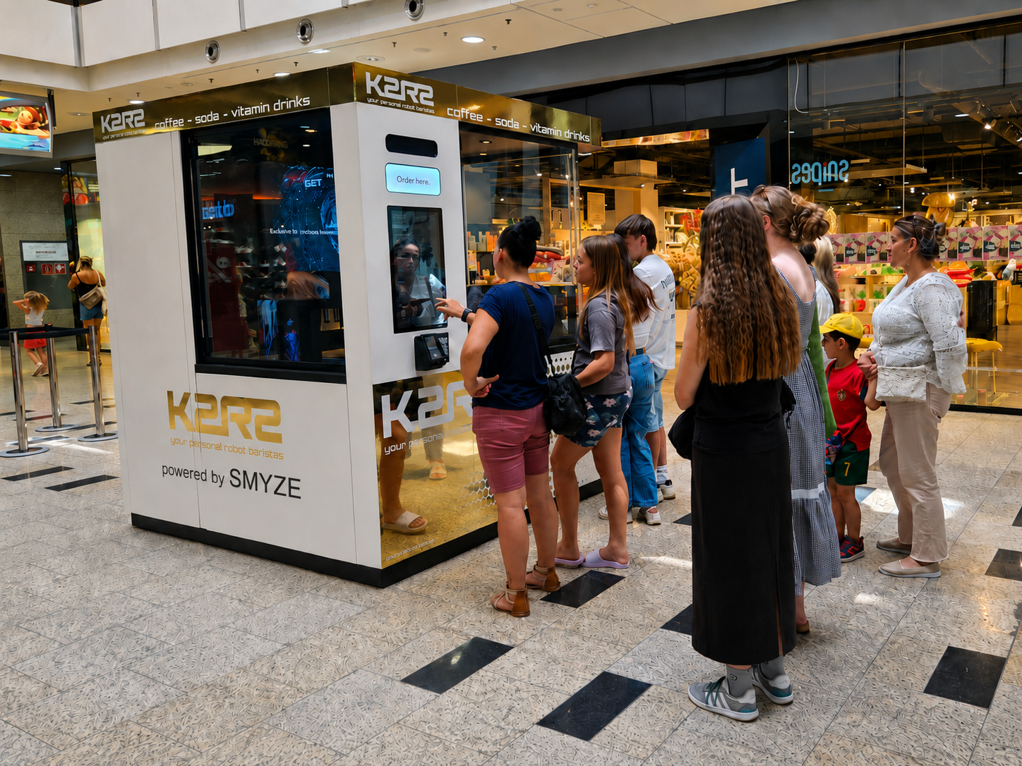 Smyze Launches Robobarista at City Arkaden Klagenfurt