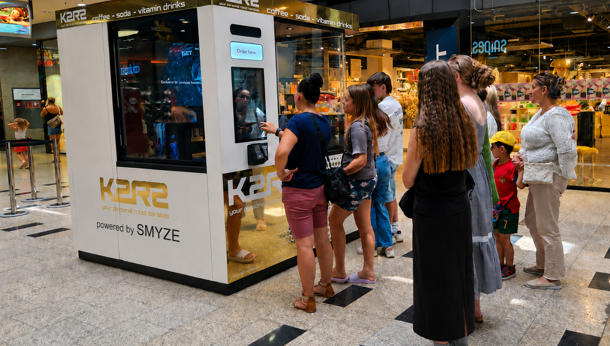 Smyze Launches Robobarista at City Arkaden Klagenfurt