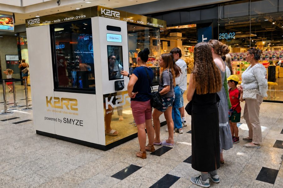 Smyze Launches Robobarista at City Arkaden Klagenfurt