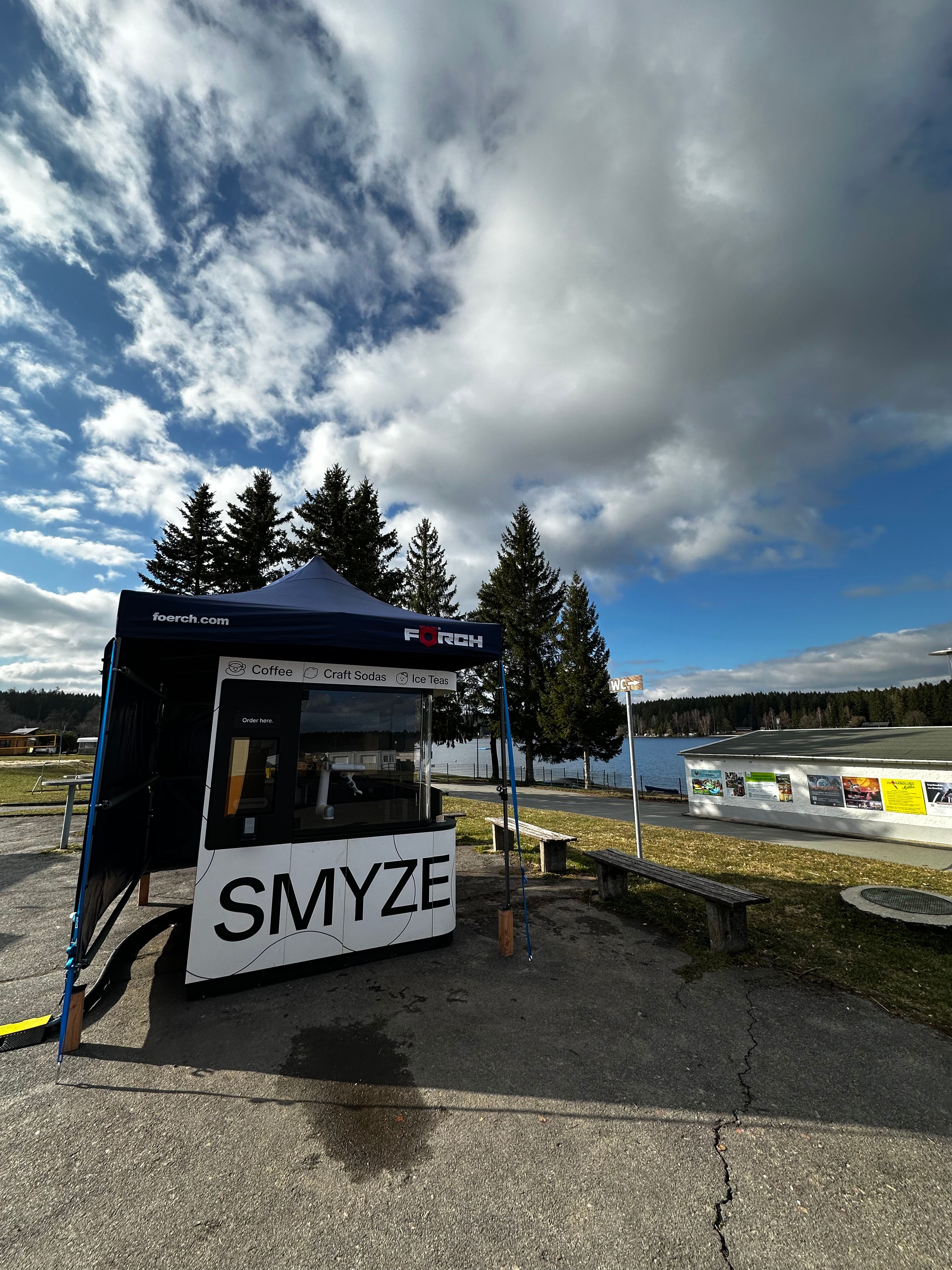 Smyze Robobarista Now Live at Campingpark Greifensteine in the Erzgebirge