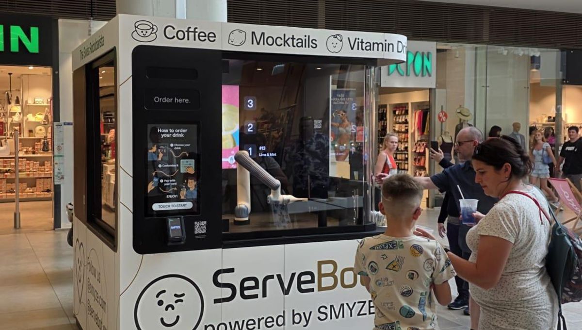 Smyze Brings Robobarista Automation to EPERIA Shopping Mall in Prešov