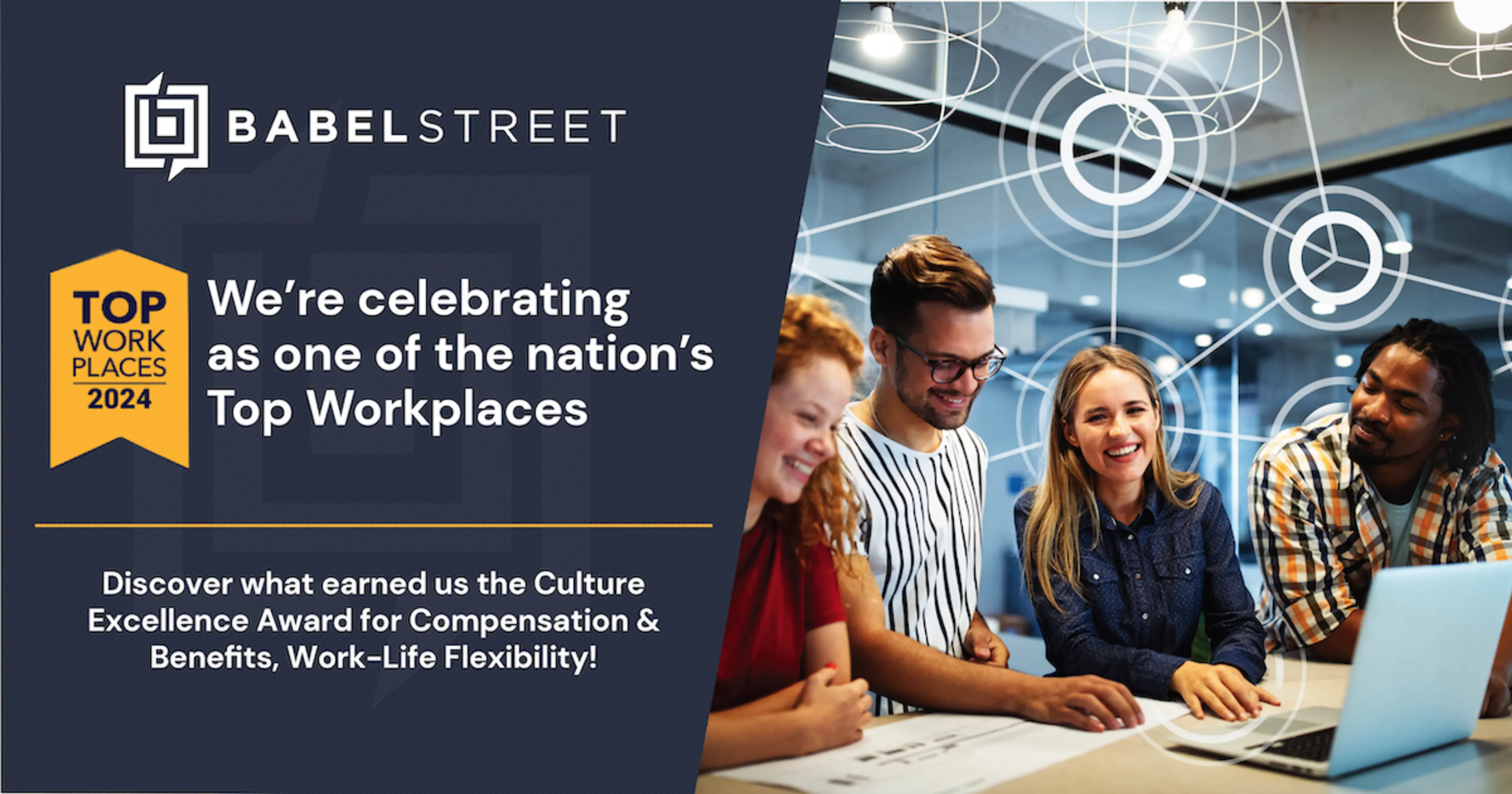 Babel Street Takes Home Honors in 2024 Top Workplaces Culture Excellence Award Program