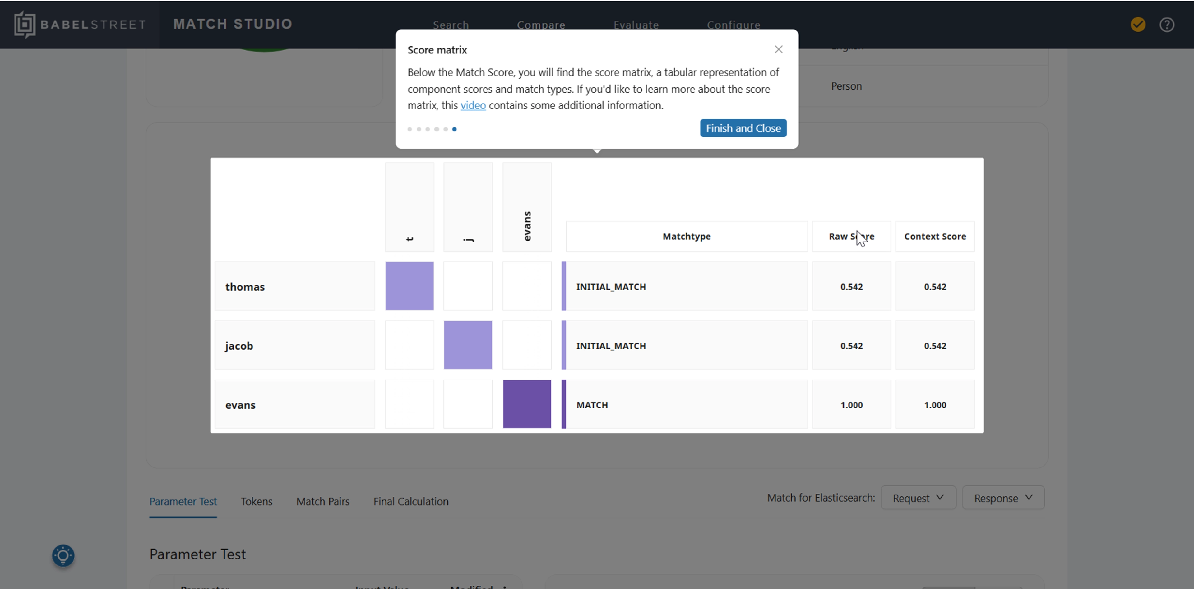 Screenshot of the guided tour