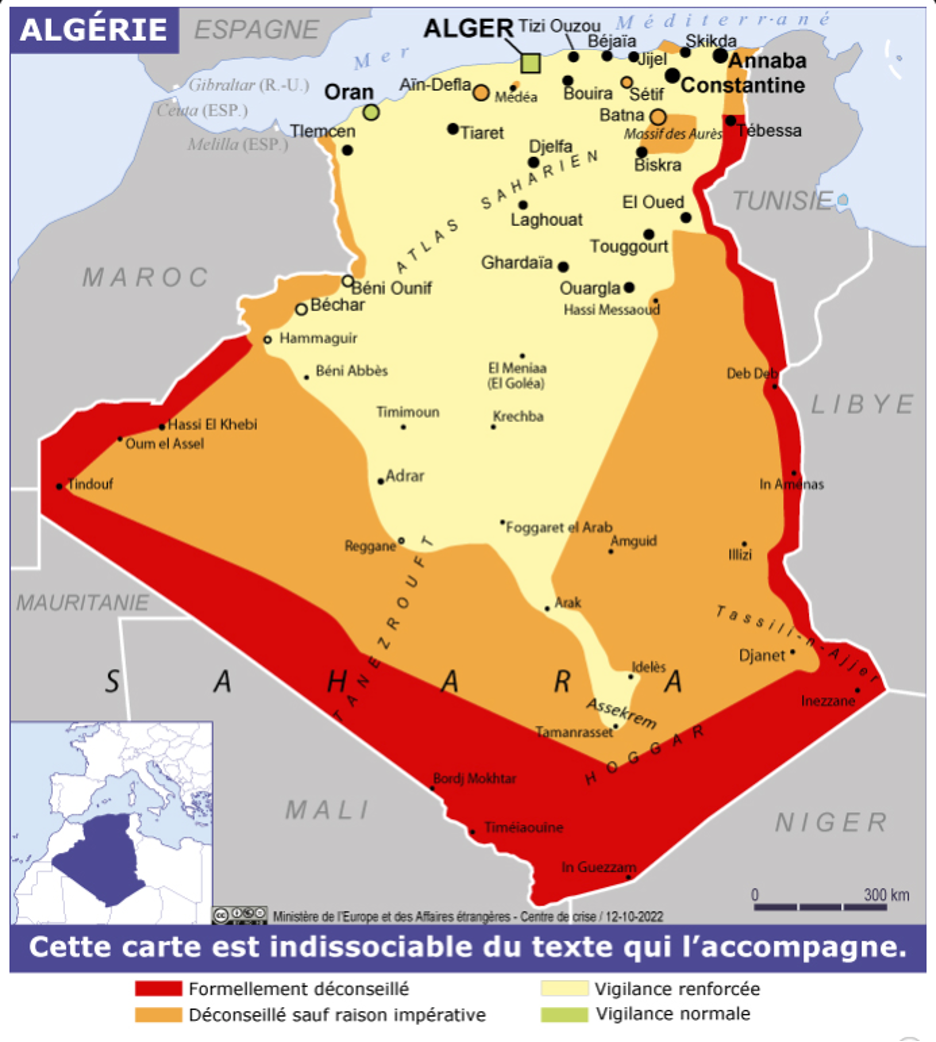 Algeria map