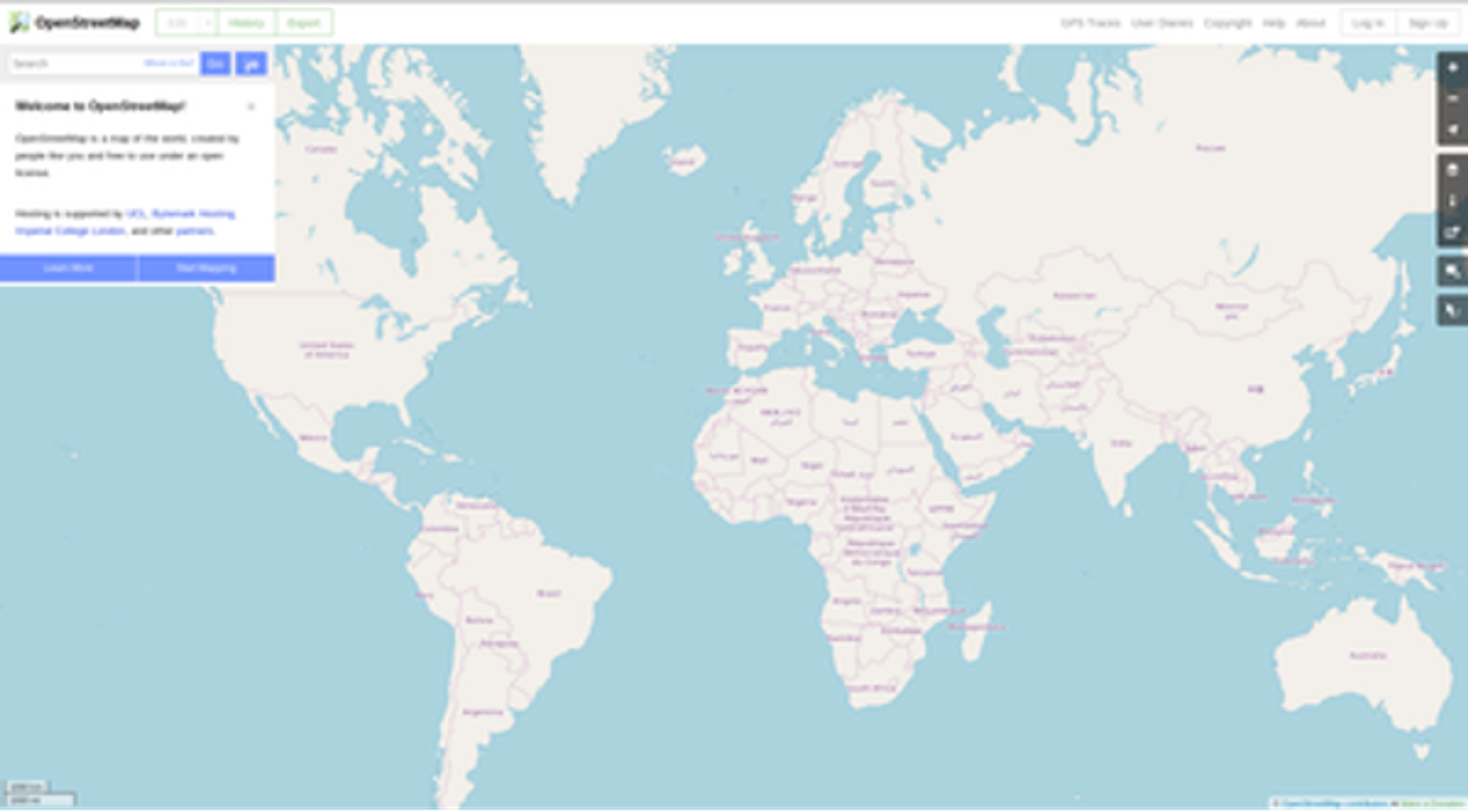 Web Mercator projection