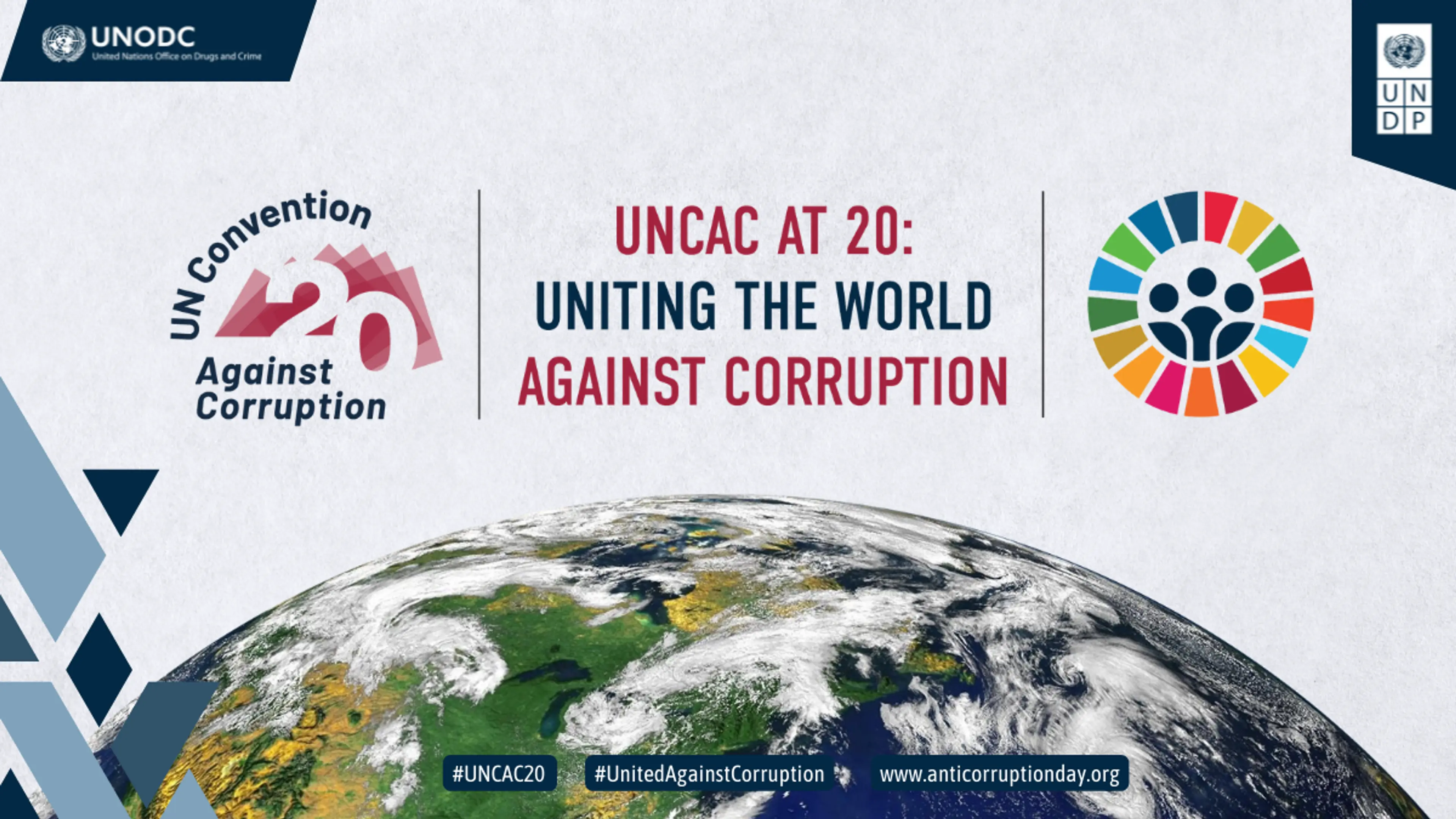 Banner image to fight against corruption