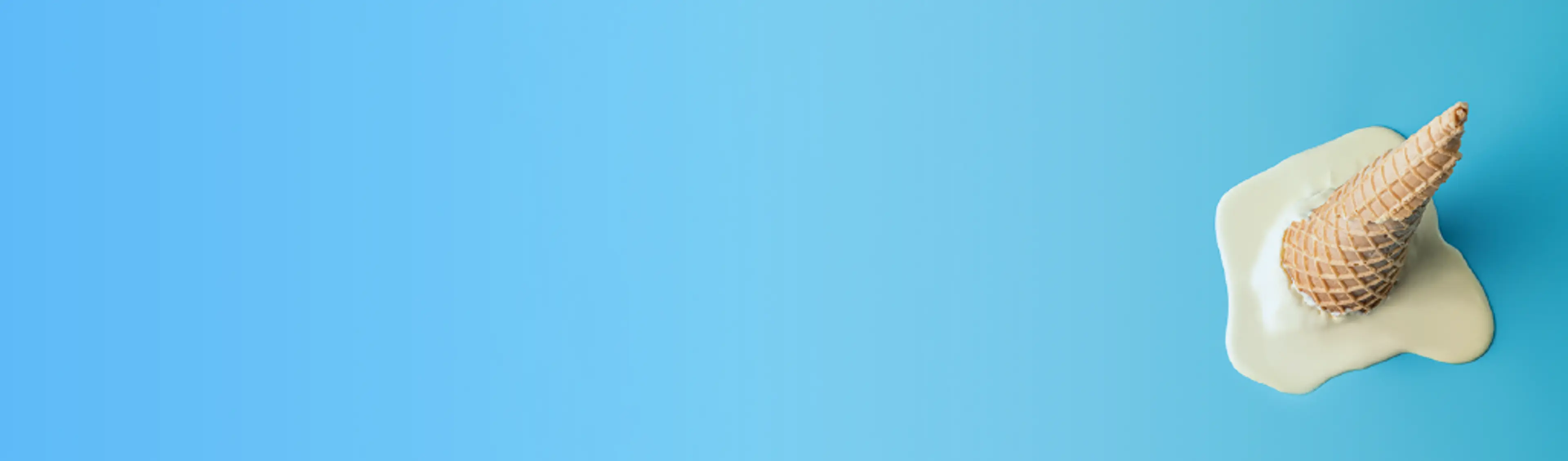 A blue blank image